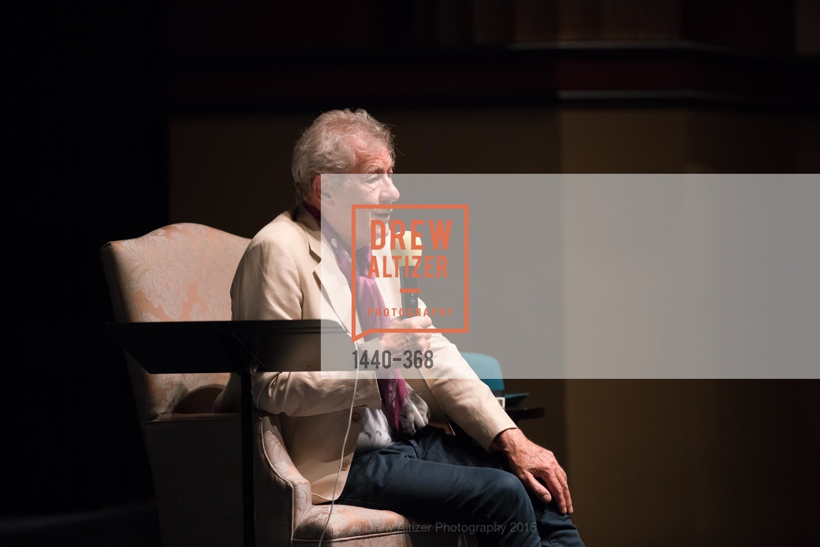 Sir Ian McKellen, IAN McKELLEN REMEMBERS at the Mill Valley Film Festival, Christopher B. Smith Rafael Film Center. 1118 Fourth Street, October 12th, 2015,Drew Altizer, Drew Altizer Photography, full-service agency, private events, San Francisco photographer, photographer california
