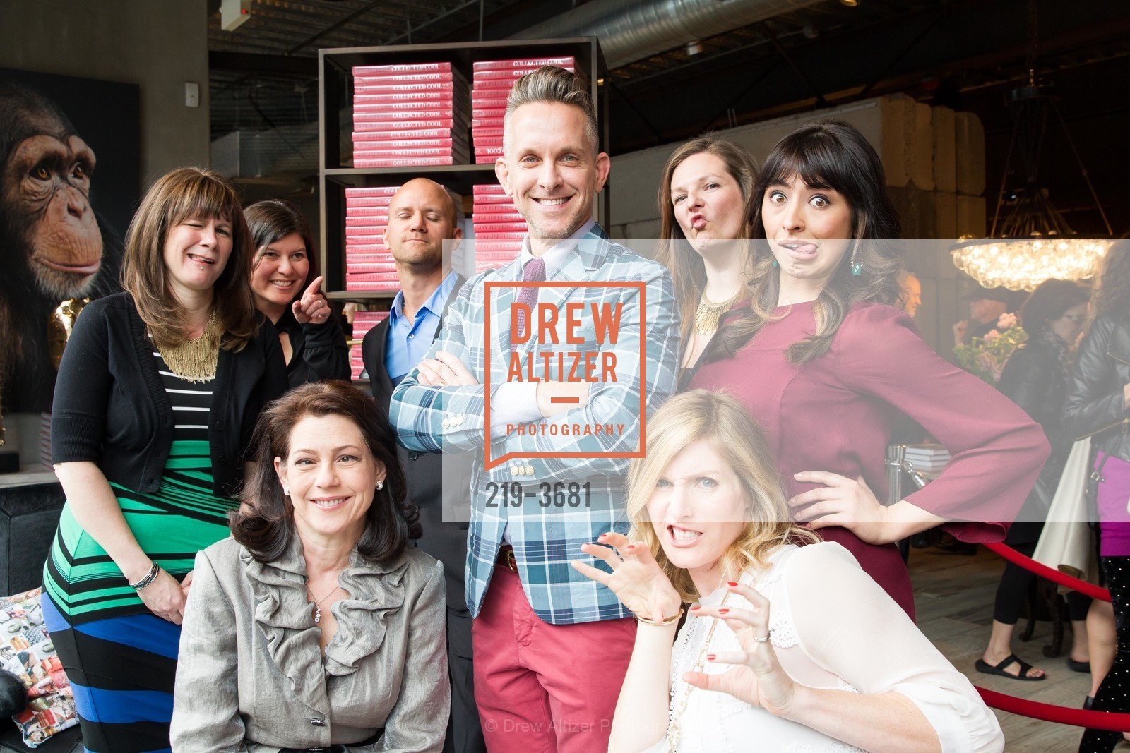 Jen Sharp, Jennifer Yoshimoto, Suzanne Andrews, Andy Reid, Jay Jeffers, Chelsea Lund, Gabriella Marmolejo, Molly Hildebrand, JAY JEFFERS: Collected Cool Signing & Launch Party, US, March 27th, 2014, Photo #219-3681 Jen Sharp, Jennifer Yoshimoto, Suzanne Andrews, Andy Reid, Jay Jeffers, Chelsea Lund, Gabriella Marmolejo, Molly Hildebrand, Photo #219-3681