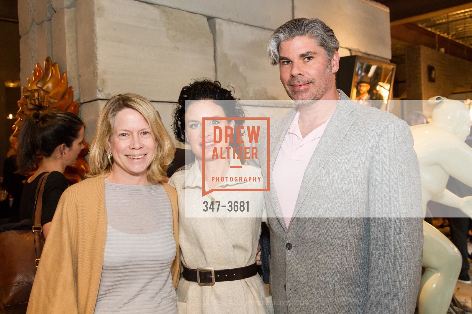 Ariane Trimuschat, Katherine Jacobus, Mathew McCall Turner, JAY JEFFERS: Collected Cool Signing & Launch Party, US, March 27th, 2014, Photo #347-3681 Ariane Trimuschat, Katherine Jacobus, Mathew McCall Turner, Photo #347-3681