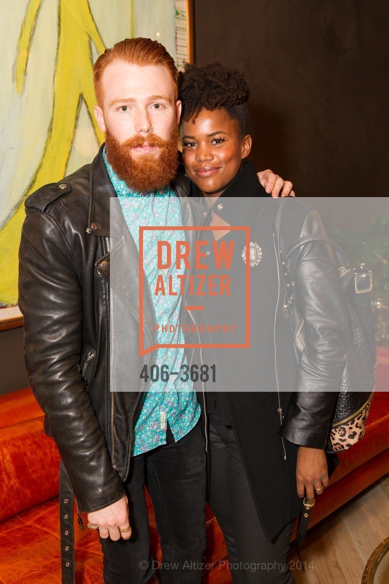 Nick Sauer, Imani Gamble, JAY JEFFERS: Collected Cool Signing & Launch Party, US, March 27th, 2014, Photo #406-3681 Nick Sauer, Imani Gamble, Photo #406-3681