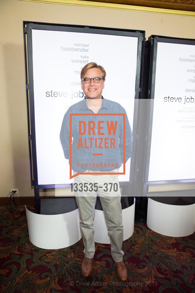 Screenwriter Aaron Sorkin, SAN FRANCISCO SPECIAL SCREENING OF STEVE JOBS PRESENTED BY UNIVERSAL PICTURES, OCTOBER 9, 2015 AT THE CASTRO THEATRE, Castro Theater, October 9th, 2015,Drew Altizer, Drew Altizer Photography, full-service agency, private events, San Francisco photographer, photographer california