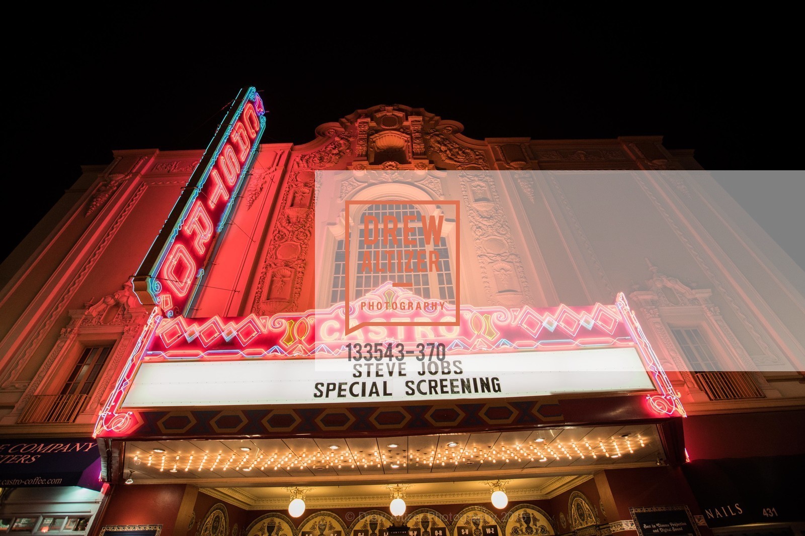 The Castro Theater, SAN FRANCISCO SPECIAL SCREENING OF STEVE JOBS PRESENTED BY UNIVERSAL PICTURES, OCTOBER 9, 2015 AT THE CASTRO THEATRE, Castro Theater, October 9th, 2015,Drew Altizer, Drew Altizer Photography, full-service agency, private events, San Francisco photographer, photographer california