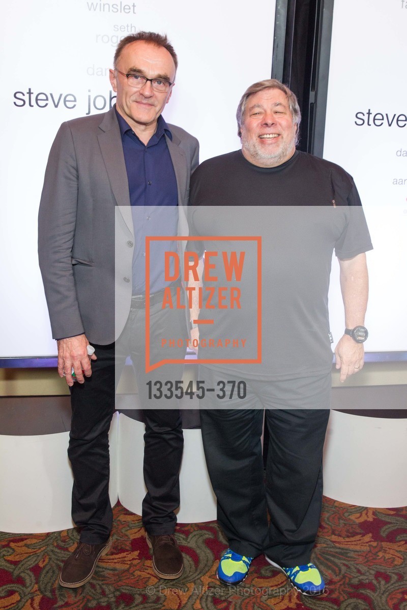 Director Danny Boyle And Steve Wozniak, SAN FRANCISCO SPECIAL SCREENING OF STEVE JOBS PRESENTED BY UNIVERSAL PICTURES, OCTOBER 9, 2015 AT THE CASTRO THEATRE, Castro Theater, October 9th, 2015,Drew Altizer, Drew Altizer Photography, full-service event agency, private events, San Francisco photographer, photographer California