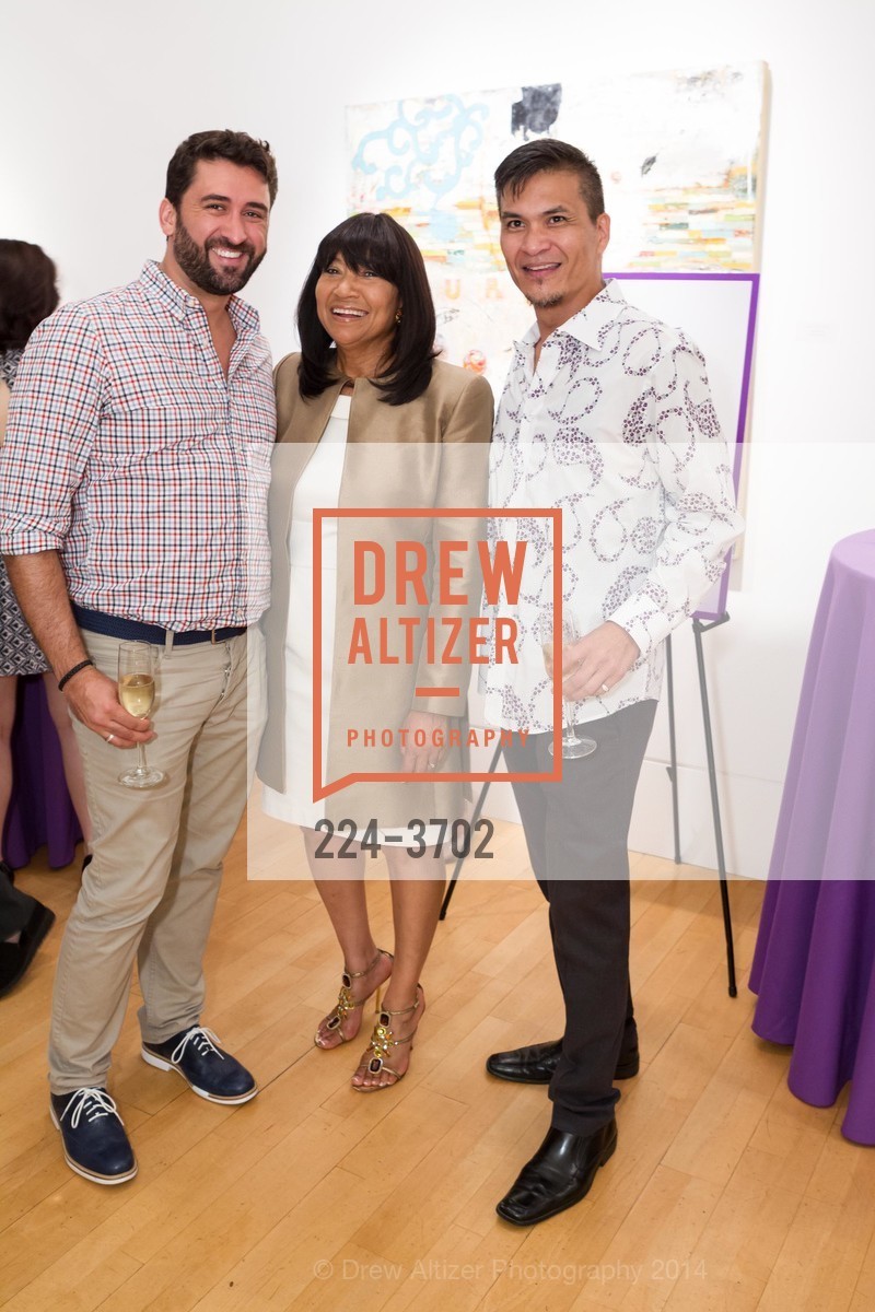 Benjamin Eye, Deborah Hannah, Ethan Pak, THIS OLD BAG Preview Party, US, August 6th, 2014, Photo #224-3702 Benjamin Eye, Deborah Hannah, Ethan Pak, Photo #224-3702