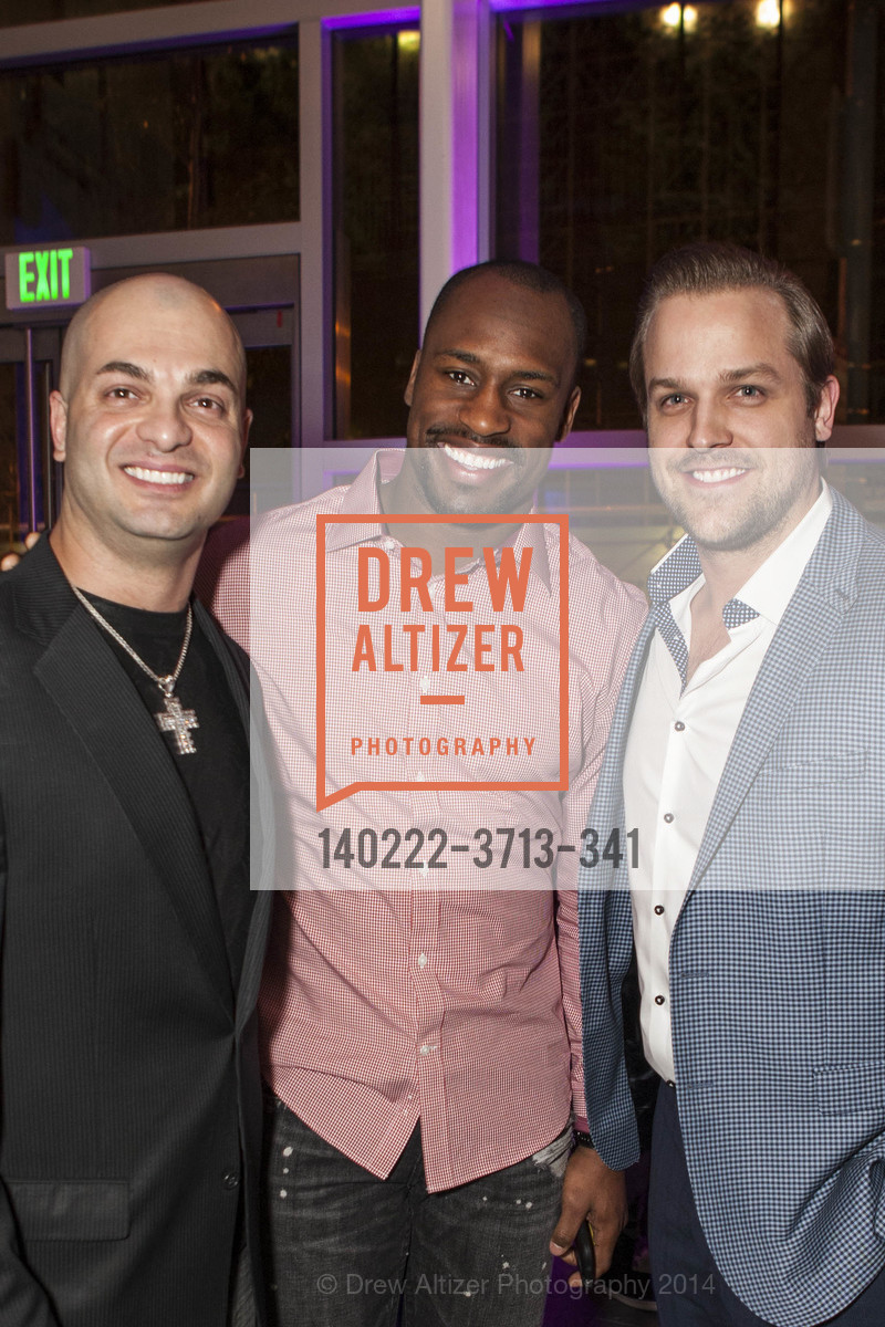 Mohsen Salehi, Vernon Davis, Chic Metropolitan Magazine "Jetsetter Issue Release Party", US, February 22nd, 2014, Photo #140222-3713-341 Mohsen Salehi, Vernon Davis, Photo #140222-3713-341