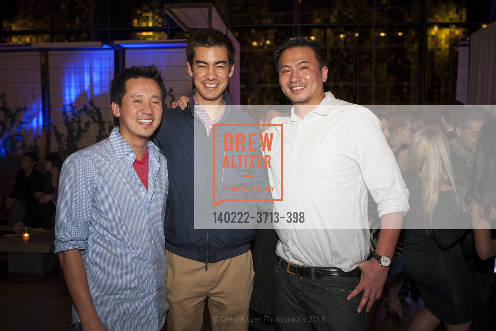 Thien Tran, Steven Syverud, Jack Cheng, Chic Metropolitan Magazine "Jetsetter Issue Release Party", US, February 22nd, 2014, Photo #140222-3713-398 Thien Tran, Steven Syverud, Jack Cheng, Photo #140222-3713-398