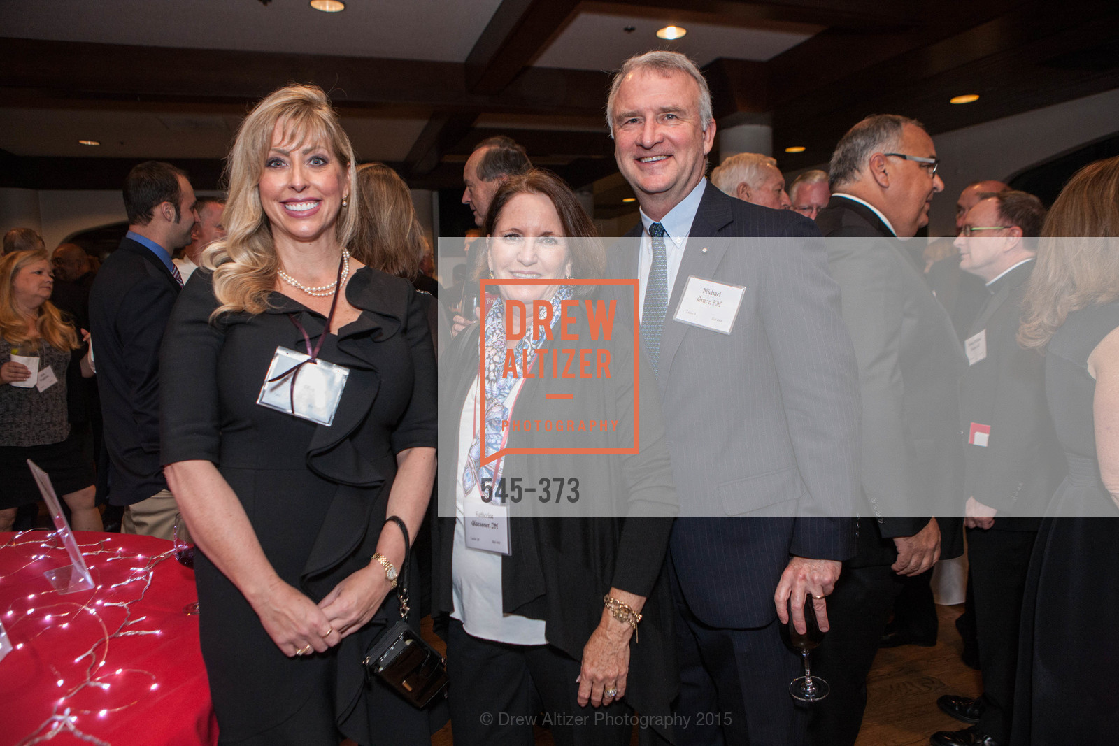 Tracy Gonsalves, Katherine Glaessner, Michael Grace, Sovereign Order of Malta Presents: A Knight for Champions, 7th Annual Silver Chalice Awards Dinner, St. Francis Yacht Club. 99 Yacht Rd, October 13th, 2015,Drew Altizer, Drew Altizer Photography, full-service agency, private events, San Francisco photographer, photographer california