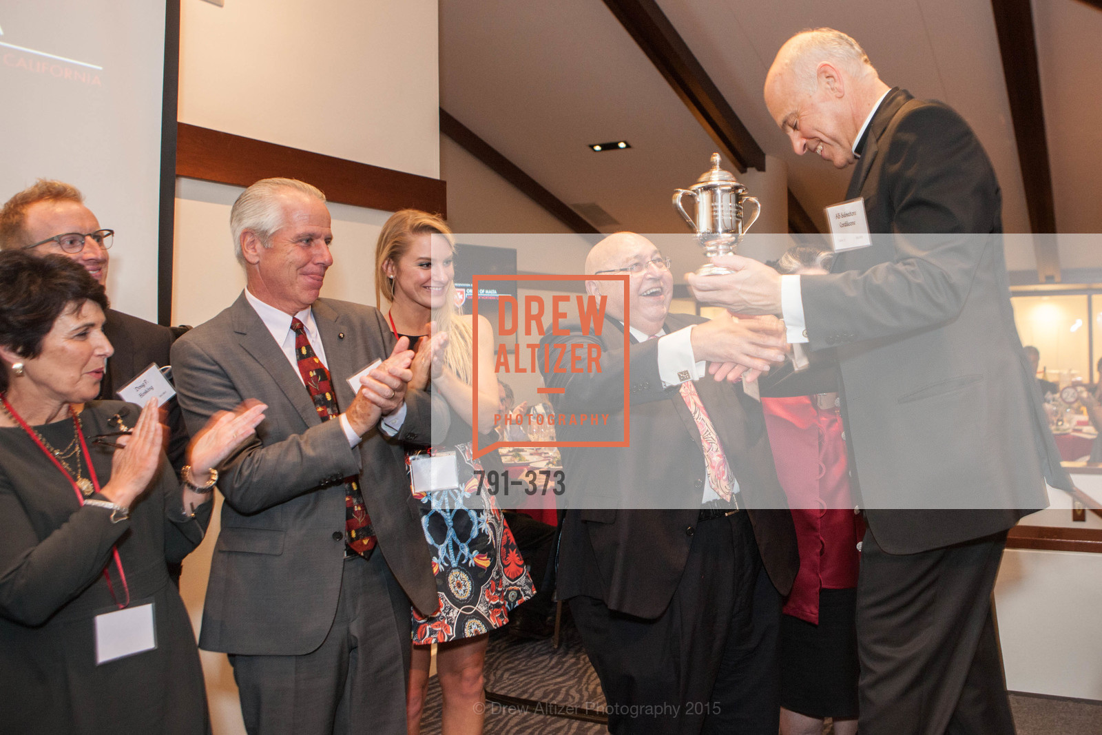 Laura Hosking, Doug Hosking, Katie Hosking, Tony Sanchez-Corea, Lucille Sanchez-Corea, Salvatore Cordileone, Sovereign Order of Malta Presents: A Knight for Champions, 7th Annual Silver Chalice Awards Dinner, St. Francis Yacht Club. 99 Yacht Rd, October 13th, 2015,Drew Altizer, Drew Altizer Photography, full-service agency, private events, San Francisco photographer, photographer california