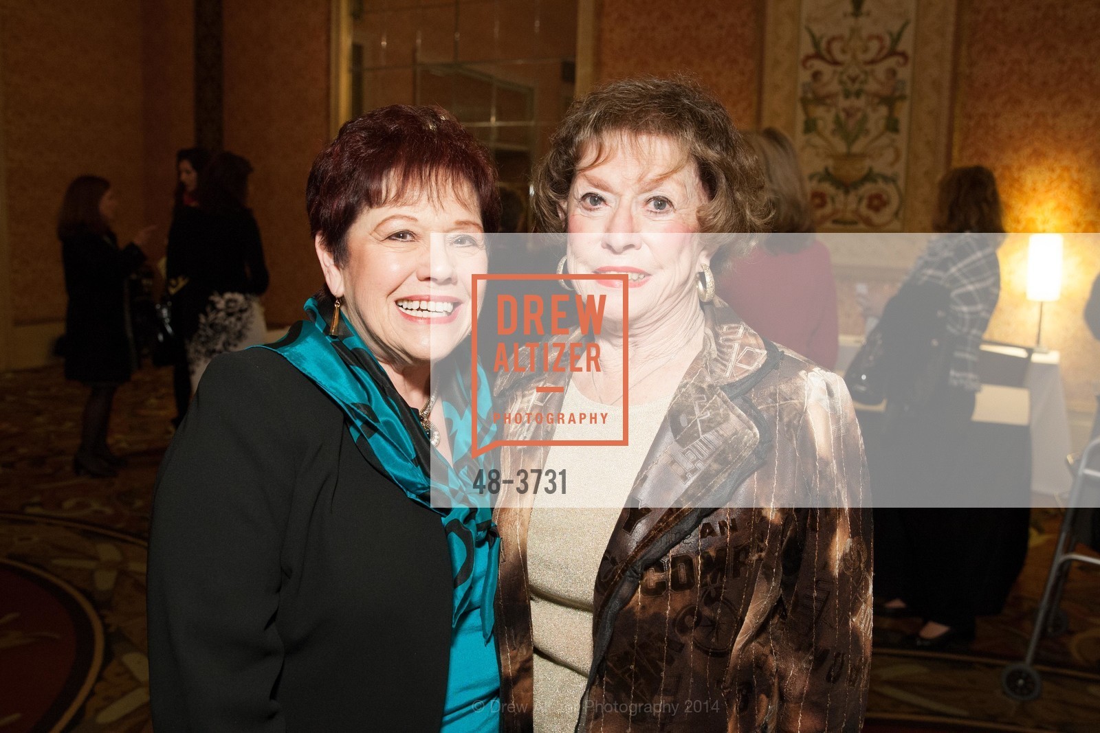 Patricia Rourke, Sylvia Kelly, 52nd BOYS' AND GIRLS' TOWNS OF ITALY Fashion Show Luncheon Featuring KAREN CALDWELL, US, December 11th, 2014, Photo #48-3731 Patricia Rourke, Sylvia Kelly, Photo #48-3731