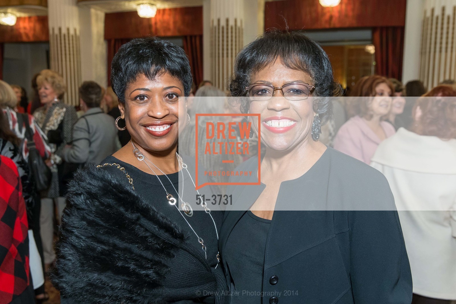 Beryl Potter, Joy Crumpton, 52nd BOYS' AND GIRLS' TOWNS OF ITALY Fashion Show Luncheon Featuring KAREN CALDWELL, US, December 11th, 2014, Photo #51-3731 Beryl Potter, Joy Crumpton, Photo #51-3731