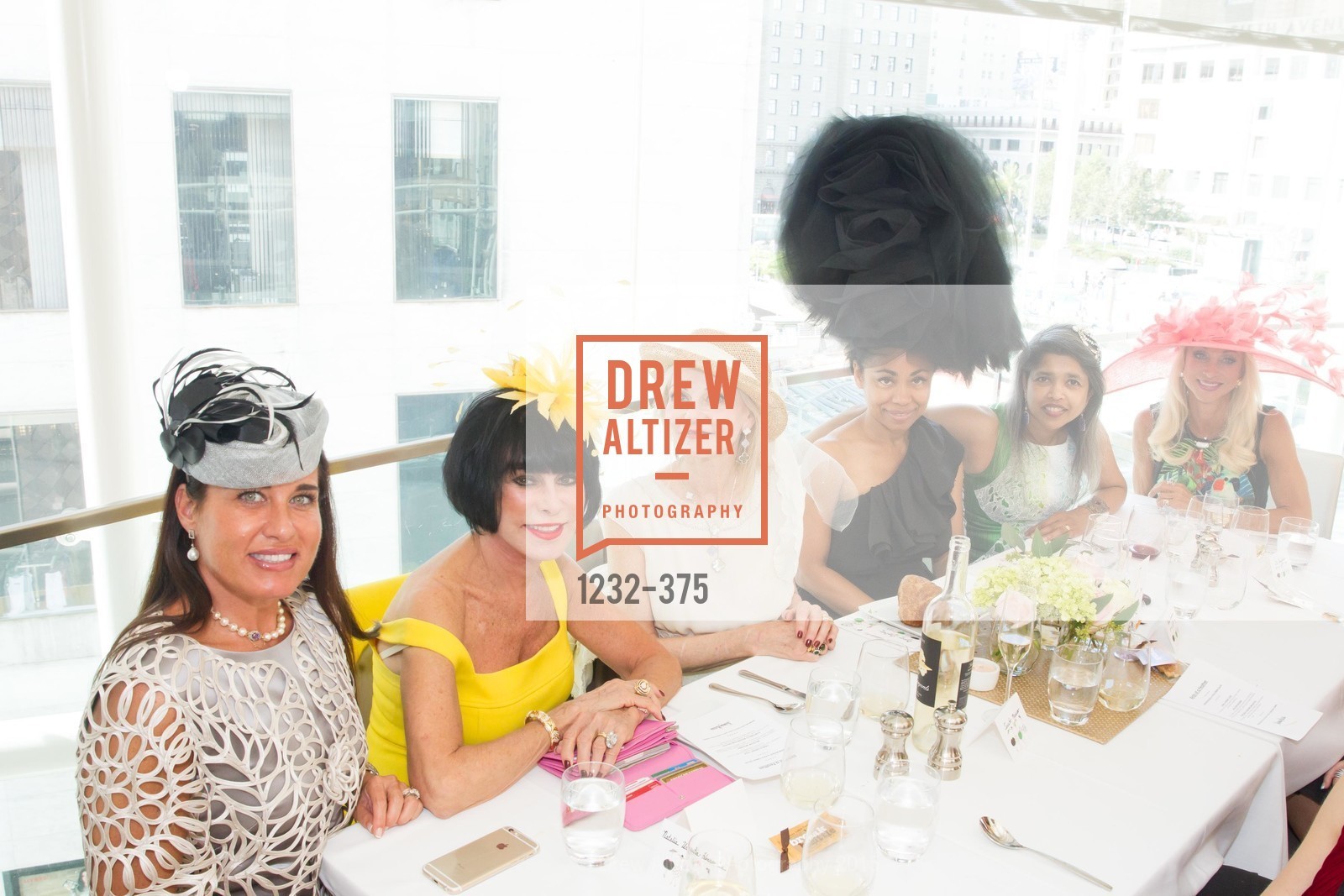 Natalia Urrutia, Marilyn Cabak, Diane Carlson, Tanya Powell, Deepa Pakianathan, Daru Kawalkowski, SF Zoo Auxiliary Hosts Birds of a Feather Luncheon, Neiman Marcus, Rotunda. Level Four, 150 Stockton St, October 14th, 2015
