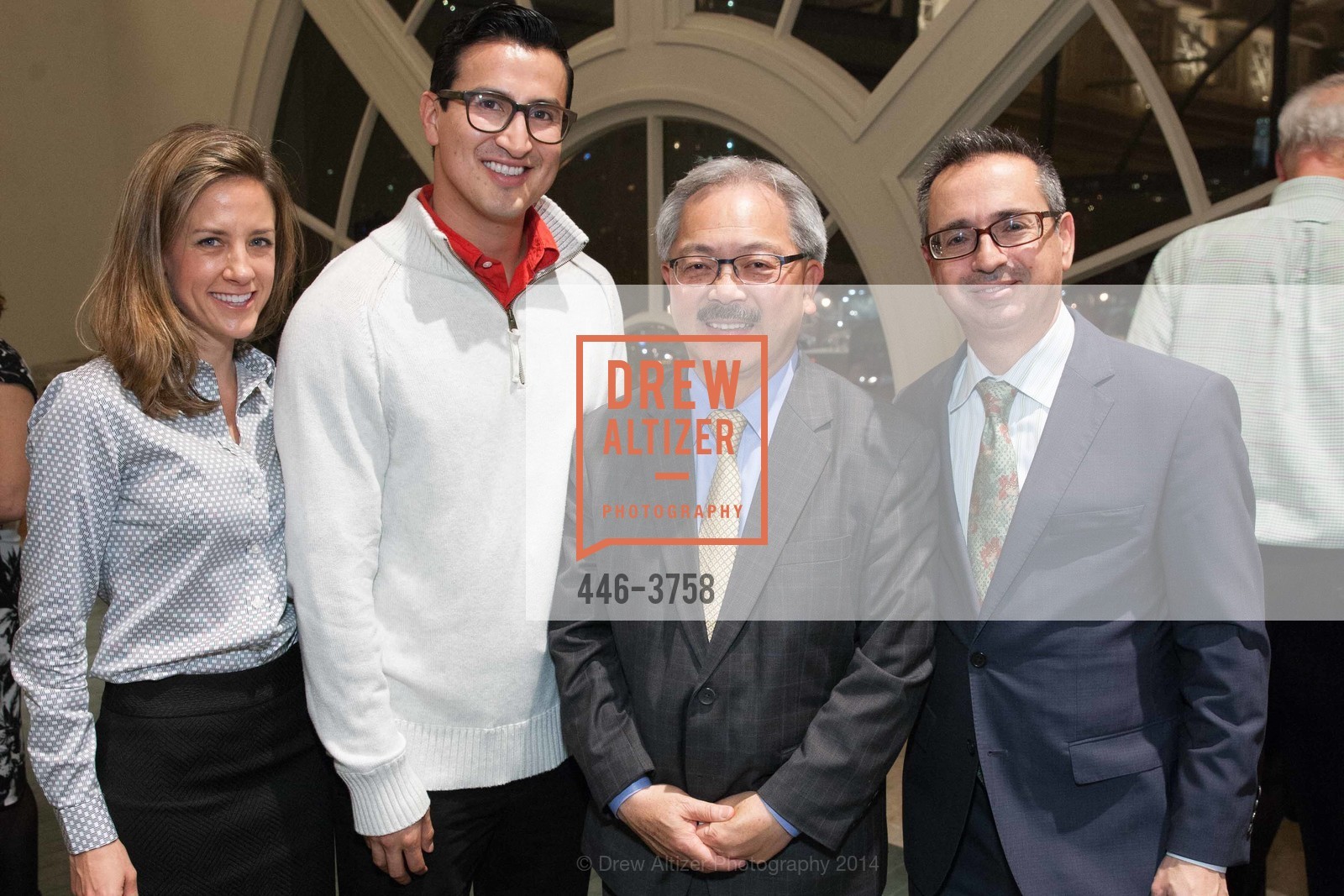 Cecily Olson, Frank Arias, Ed Lee, Suheil Totah, CCLR Annual Winter Party, US, December 11th, 2014, Photo #446-3758 Cecily Olson, Frank Arias, Ed Lee, Suheil Totah, Photo #446-3758