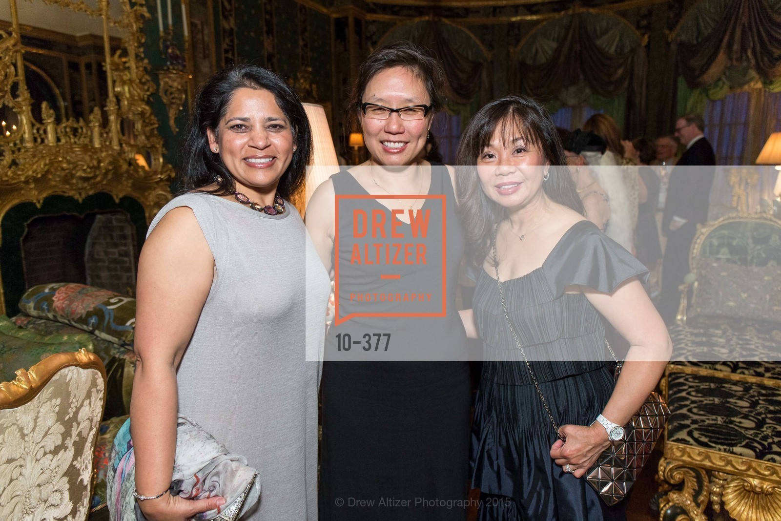 Aviti Mandpe, Michelle Li, Rebecca-Sen Chan, Ann and Gordon Getty Host SF Conservatory of Music with Marilyn Horne, Private Residence, October 15th, 2015