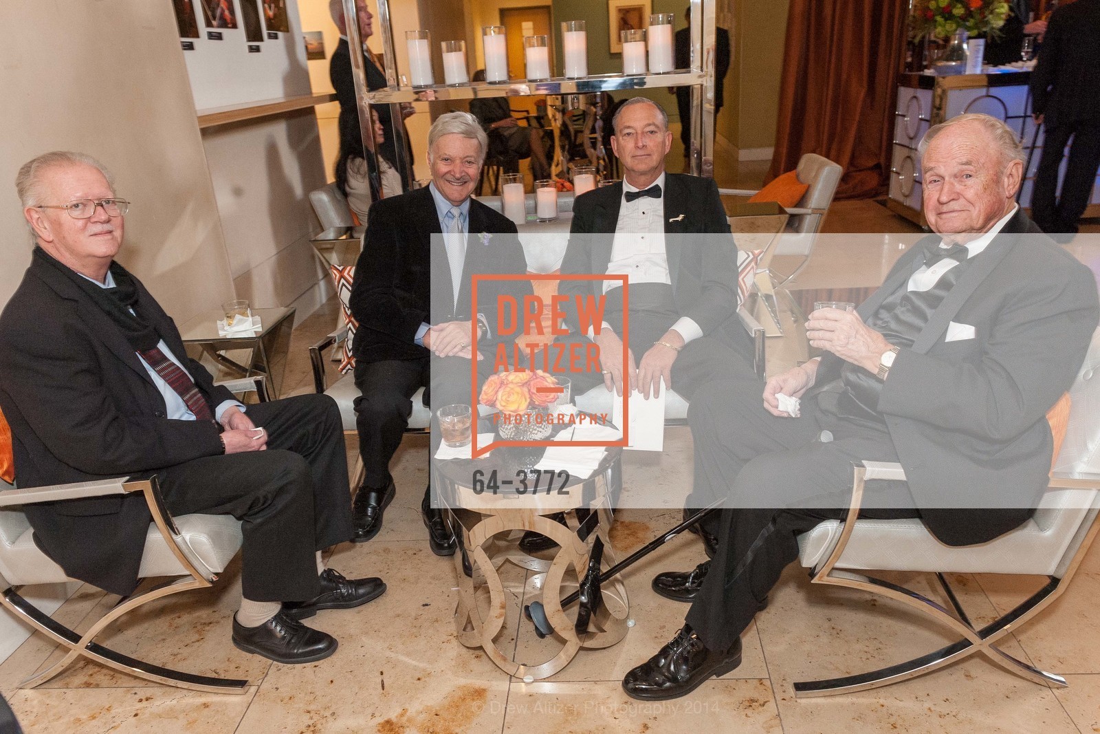 Tom Foutch, Milton Mosk, Alvin Hasin, Wayne Parsons, THE CONSERVATORY GALA: Presidential Evening Celebration, US, March 27th, 2014, Photo #64-3772 Tom Foutch, Milton Mosk, Alvin Hasin, Wayne Parsons, Photo #64-3772