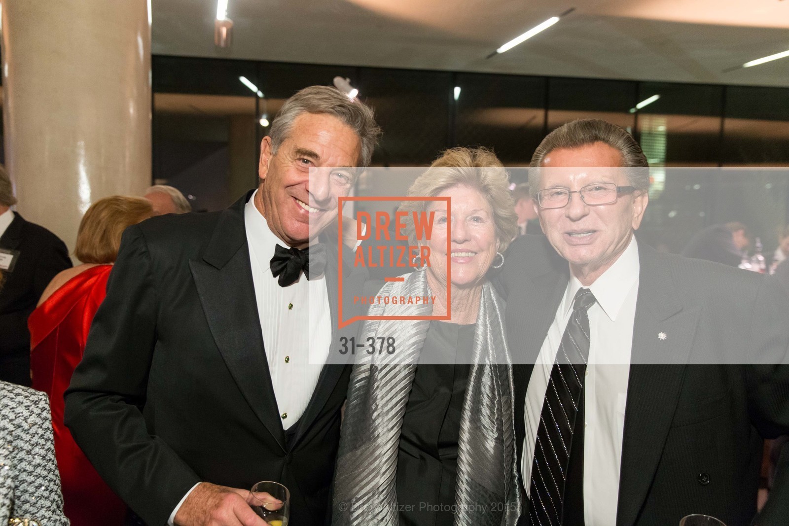 Paul Pelosi, Judy Marcus, George Marcus, Tenth Anniversary Celebration of the New de Young Museum, de Young Museum. 50 Hagiwara Tea Garden Dr, October 14th, 2015,Drew Altizer, Drew Altizer Photography, full-service agency, private events, San Francisco photographer, photographer california