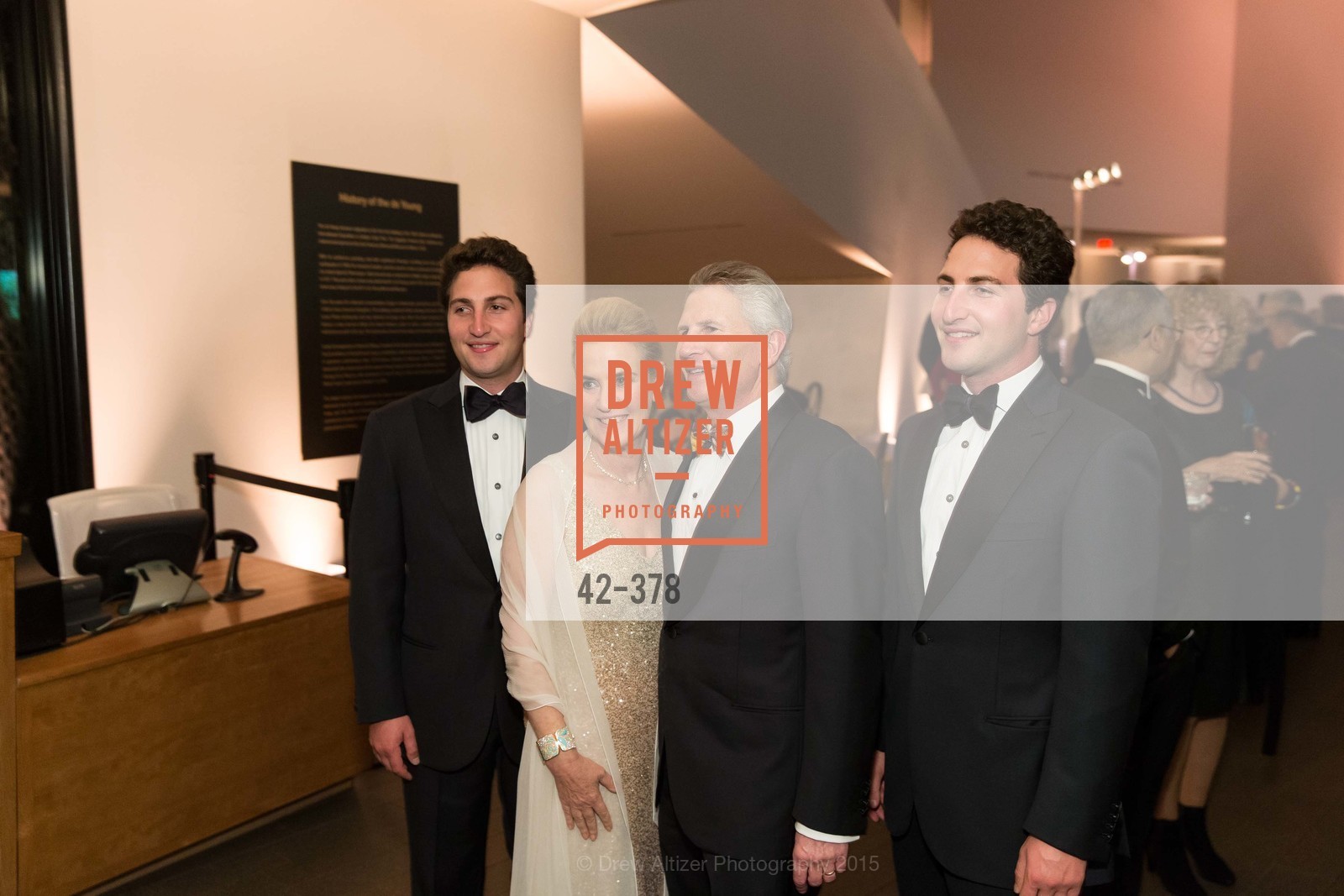 Matthew Goldman, Lisa Goldman, Doug Goldman, Jason Goldman, Tenth Anniversary Celebration of the New de Young Museum, de Young Museum. 50 Hagiwara Tea Garden Dr, October 14th, 2015,Drew Altizer, Drew Altizer Photography, full-service agency, private events, San Francisco photographer, photographer california