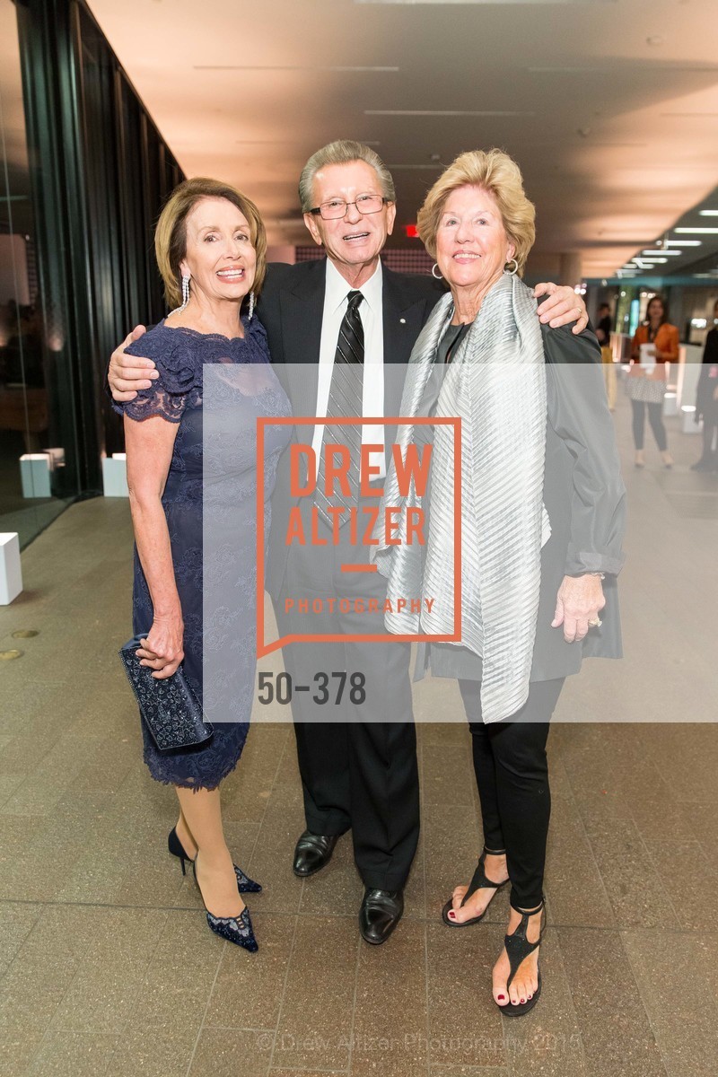 Nancy Pelosi, George Marcus, Judy Marcus, Tenth Anniversary Celebration of the New de Young Museum, de Young Museum. 50 Hagiwara Tea Garden Dr, October 14th, 2015,Drew Altizer, Drew Altizer Photography, full-service agency, private events, San Francisco photographer, photographer california