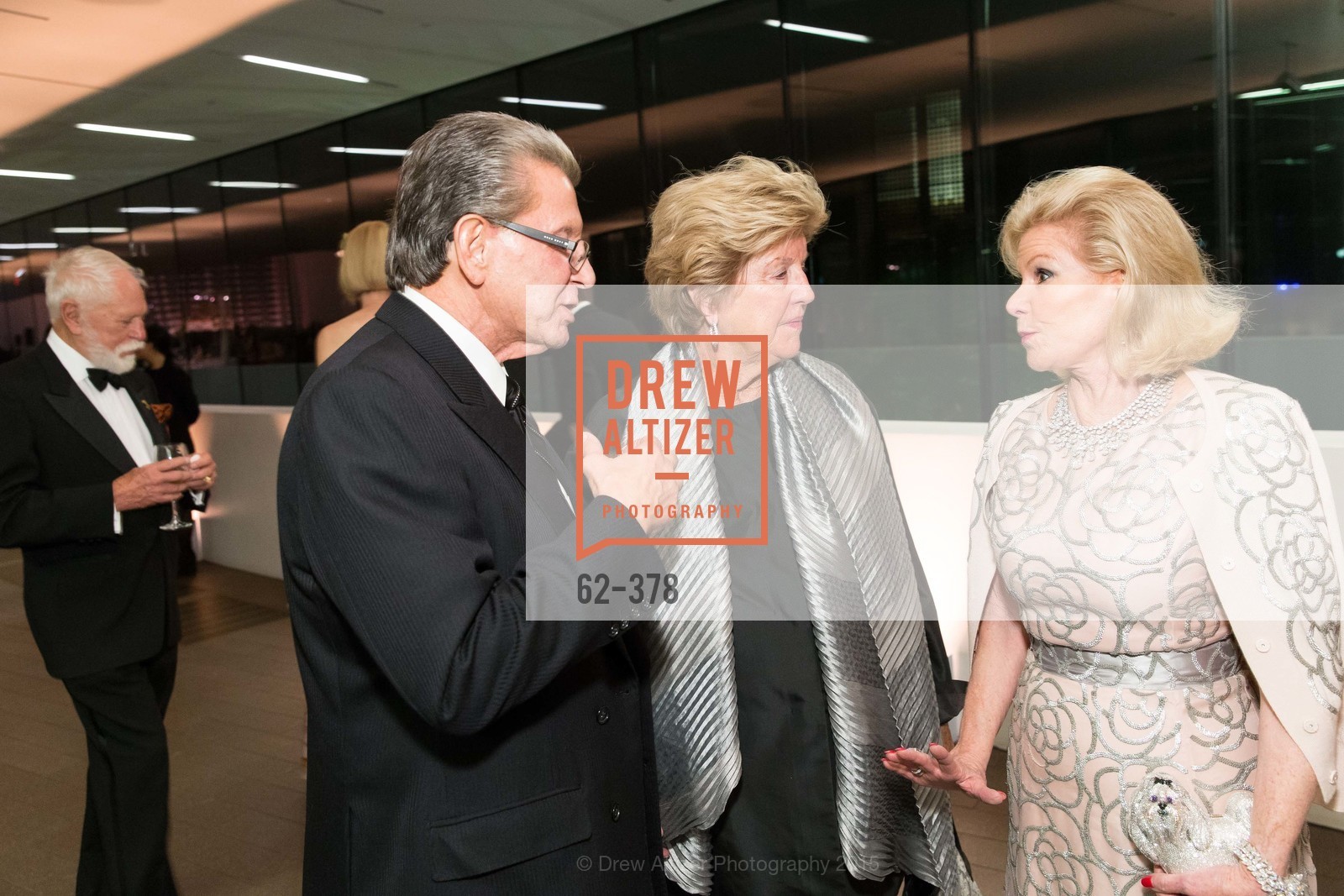 George Marcus, Judy Marcus, Dede Wilsey, Tenth Anniversary Celebration of the New de Young Museum, de Young Museum. 50 Hagiwara Tea Garden Dr, October 14th, 2015,Drew Altizer, Drew Altizer Photography, full-service agency, private events, San Francisco photographer, photographer california