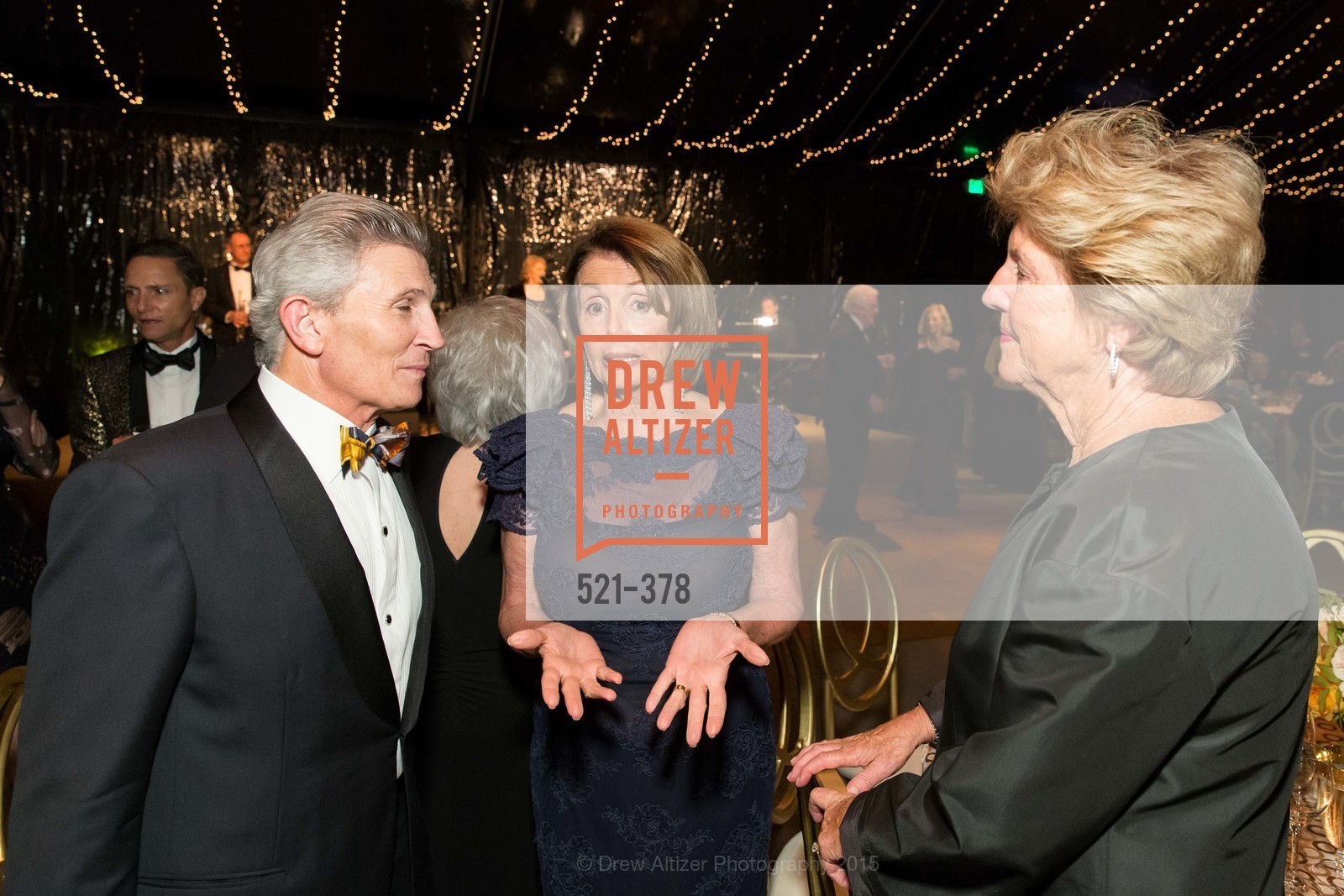 Doug Goldman, Nancy Pelosi, Judy Marcus, Tenth Anniversary Celebration of the New de Young Museum, de Young Museum. 50 Hagiwara Tea Garden Dr, October 14th, 2015,Drew Altizer, Drew Altizer Photography, full-service agency, private events, San Francisco photographer, photographer california