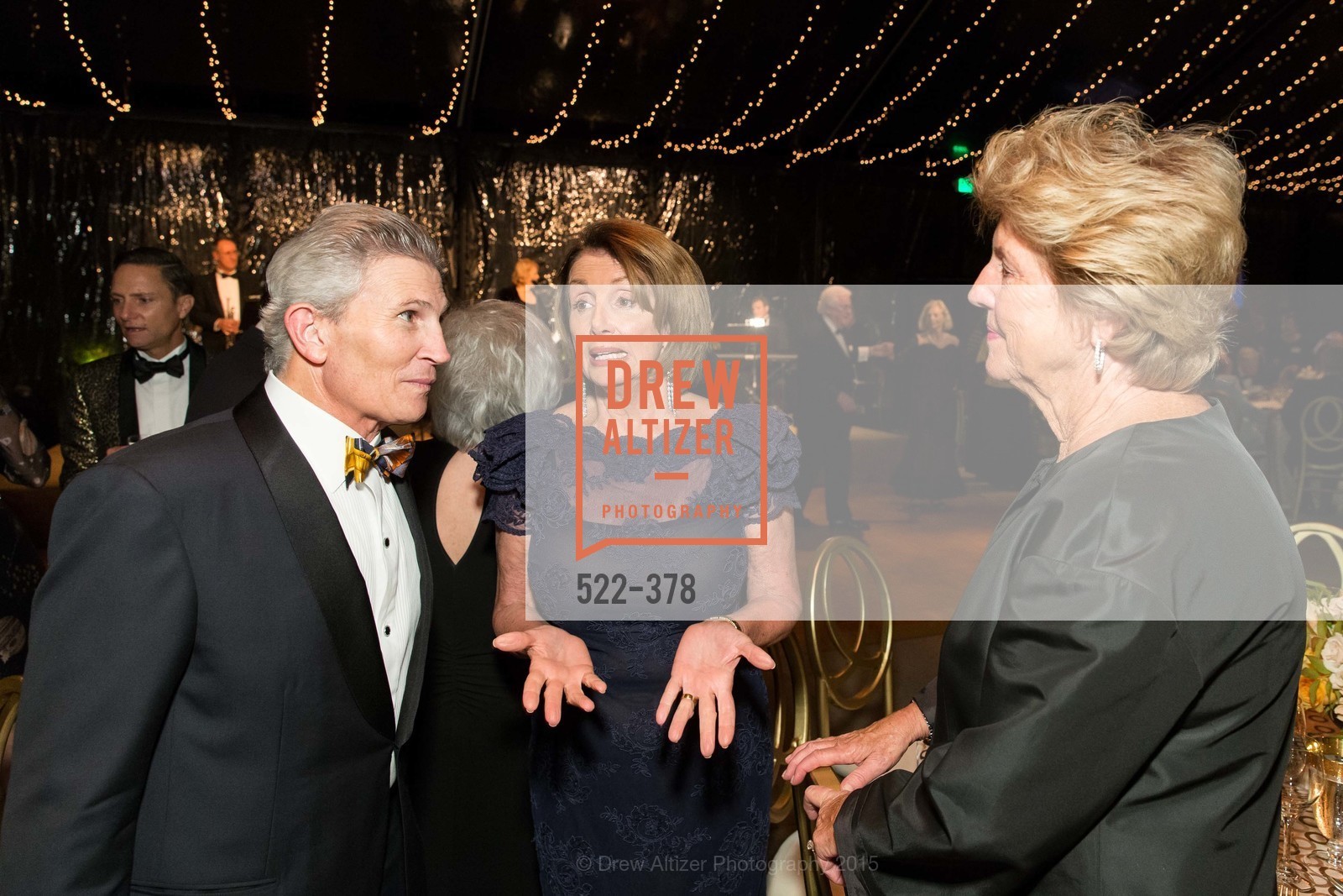 Doug Goldman, Nancy Pelosi, Judy Marcus, Tenth Anniversary Celebration of the New de Young Museum, de Young Museum. 50 Hagiwara Tea Garden Dr, October 14th, 2015,Drew Altizer, Drew Altizer Photography, full-service agency, private events, San Francisco photographer, photographer california