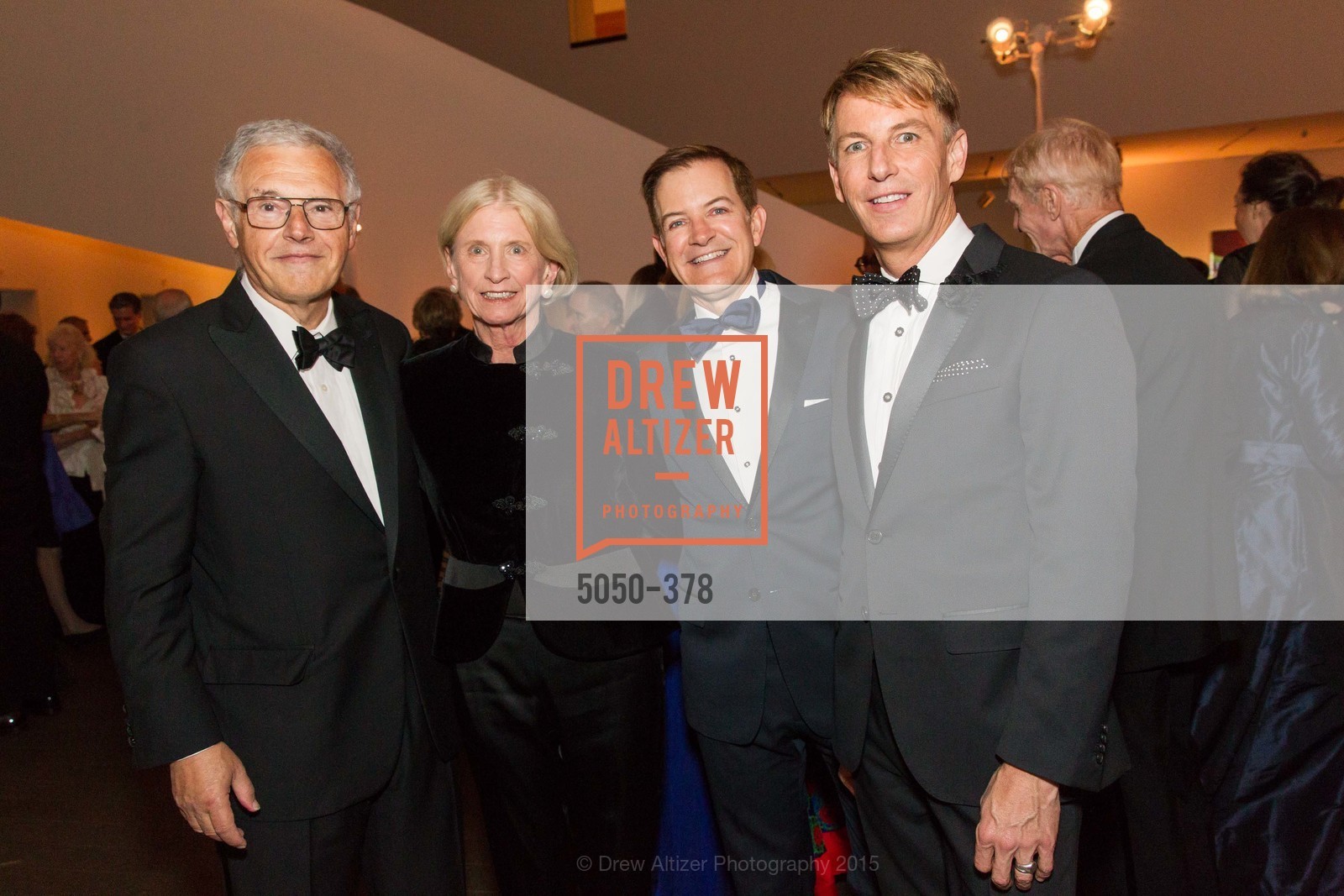 John Lavorgna, Joan Lavorgna, Trent Norris, Jack Calhoun, Tenth Anniversary Celebration of the New de Young Museum, de Young Museum. de Young Museum, . 50 Hagiwara Tea Garden Dr, October 14th, 2015, Photo #5050-378 John Lavorgna, Joan Lavorgna, Trent Norris, Jack Calhoun, Photo #5050-378