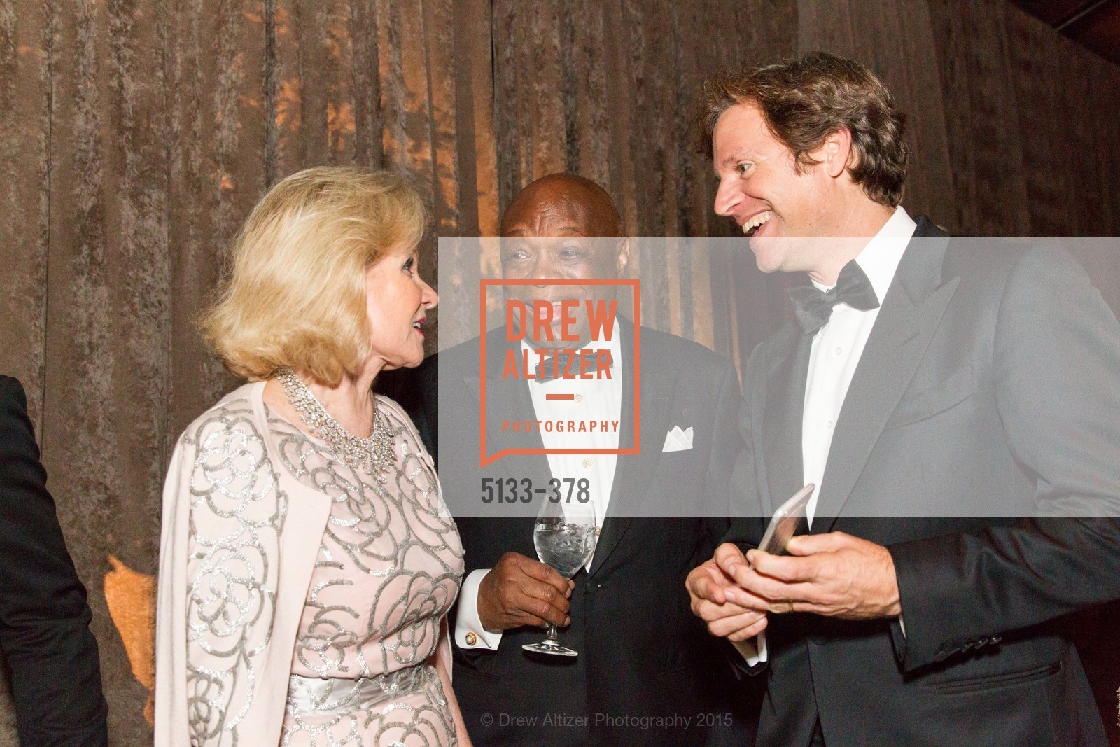 Dede Wilsey, Willie Brown, Trevor Traina, Tenth Anniversary Celebration of the New de Young Museum, de Young Museum. 50 Hagiwara Tea Garden Dr, October 14th, 2015,Drew Altizer, Drew Altizer Photography, full-service event agency, private events, San Francisco photographer, photographer California