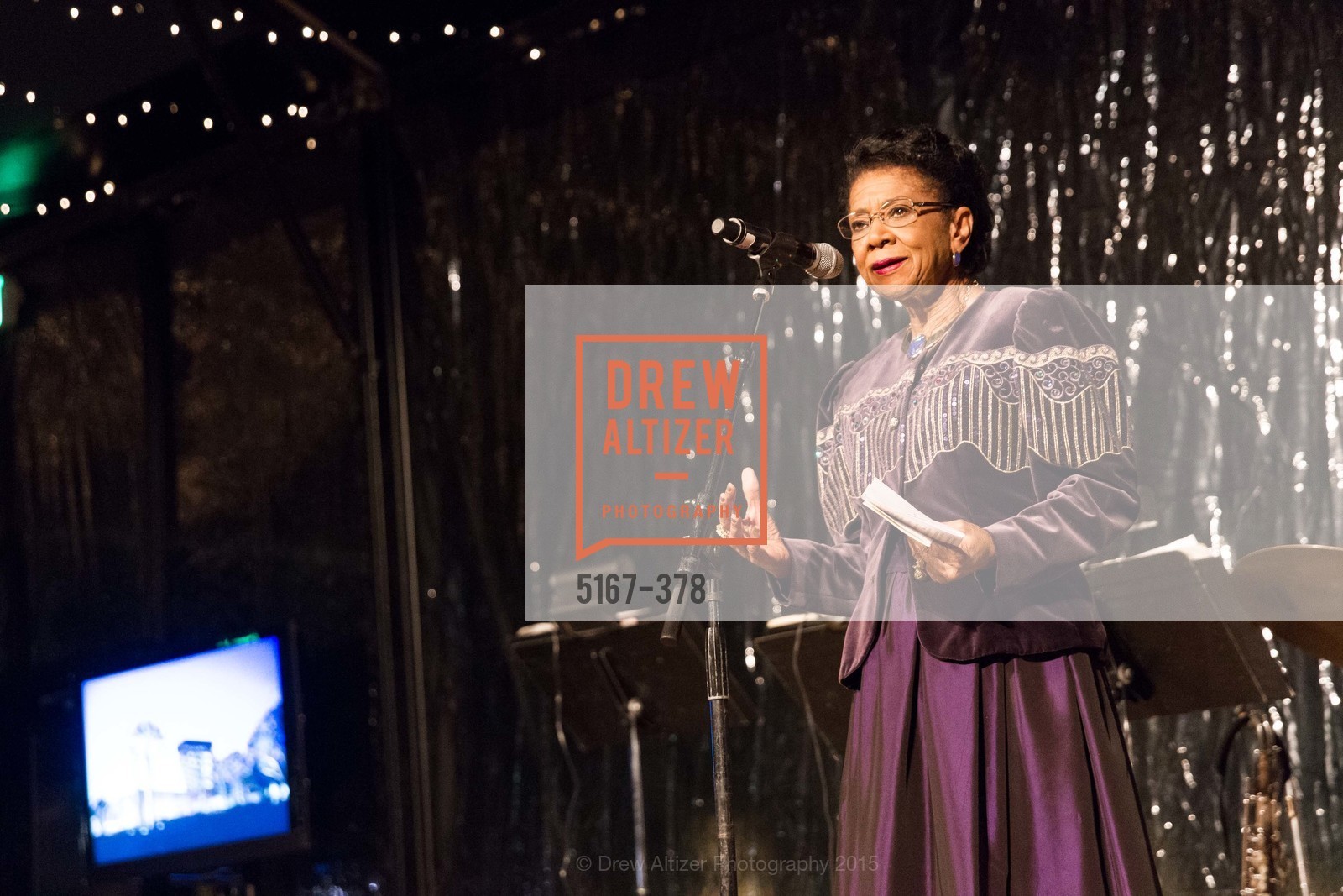 Belva Davis, Tenth Anniversary Celebration of the New de Young Museum, de Young Museum. 50 Hagiwara Tea Garden Dr, October 14th, 2015,Drew Altizer, Drew Altizer Photography, full-service agency, private events, San Francisco photographer, photographer california