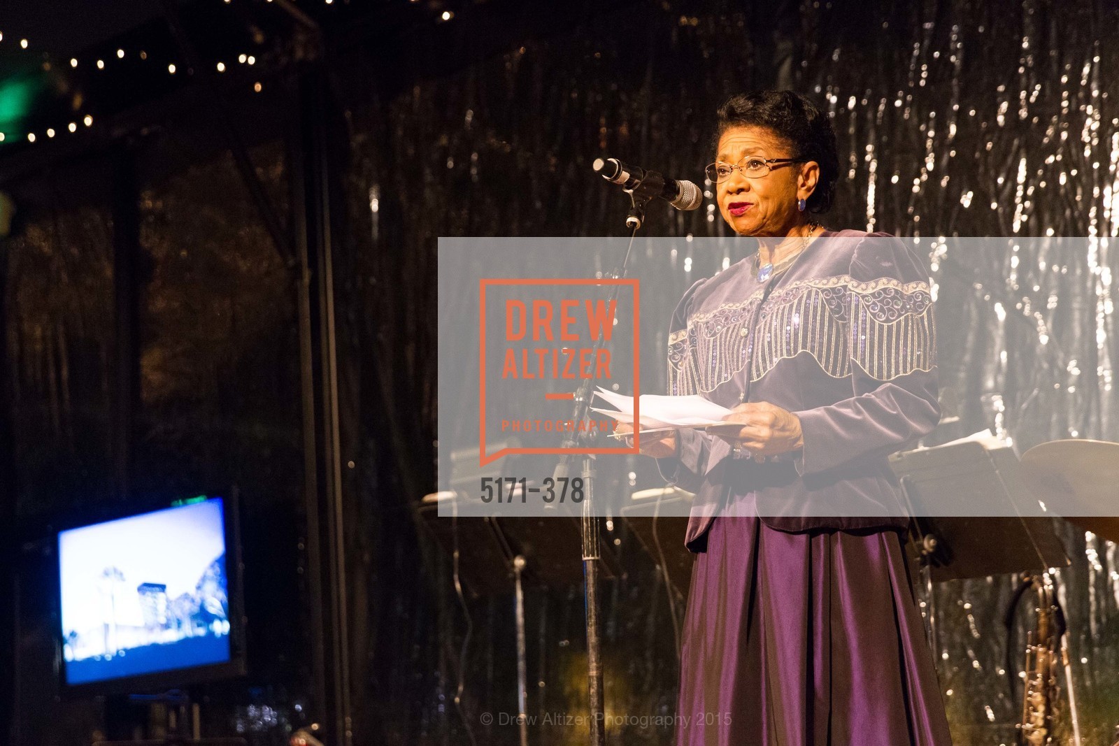 Belva Davis, Tenth Anniversary Celebration of the New de Young Museum, de Young Museum. 50 Hagiwara Tea Garden Dr, October 14th, 2015,Drew Altizer, Drew Altizer Photography, full-service agency, private events, San Francisco photographer, photographer california