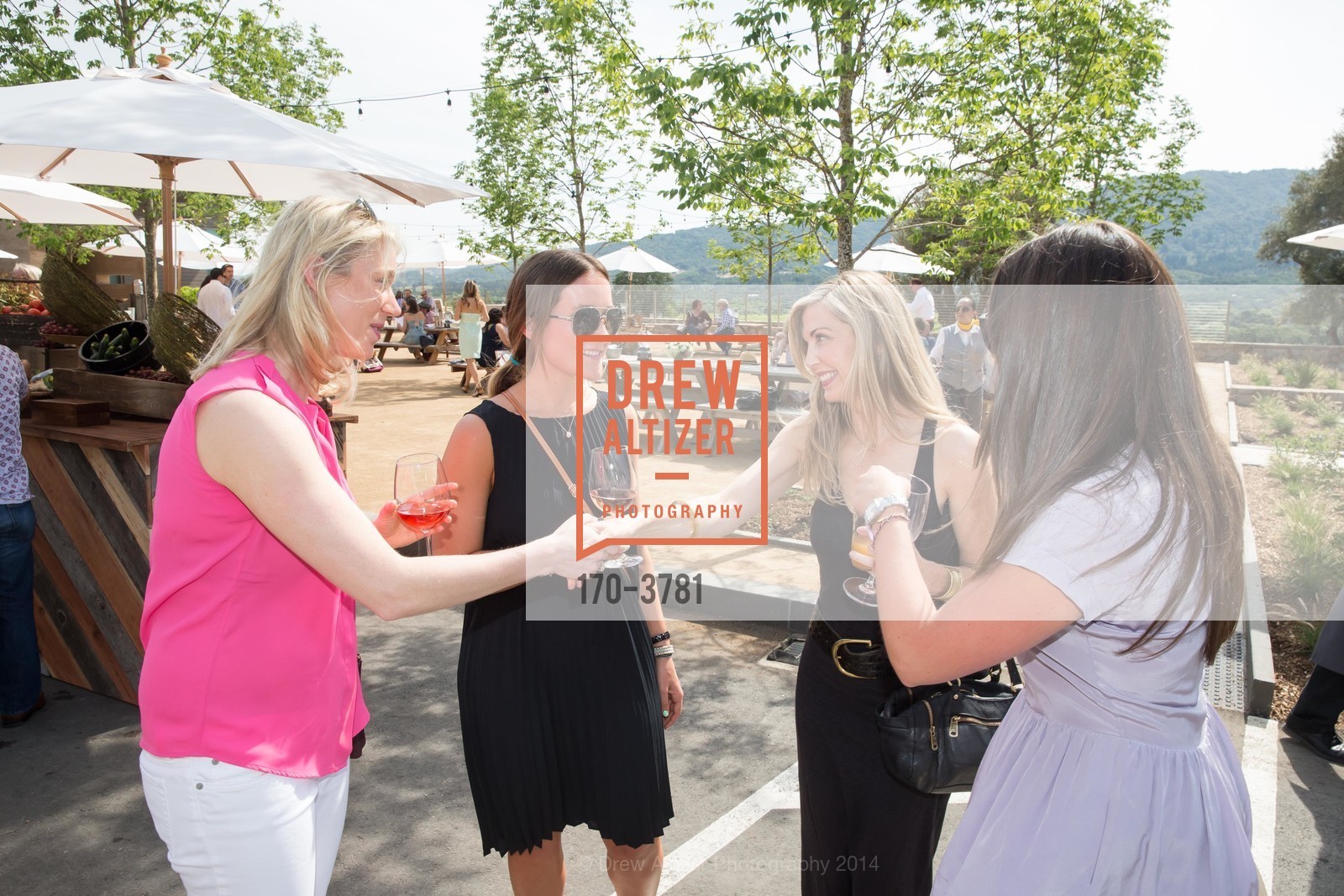 Cailin Monahan, Sam Rudd, Heidi Pettit, CAMP HAMEL: Hamel Family Wines Grand Opening, US, May 17th, 2014, Photo #170-3781 Cailin Monahan, Sam Rudd, Heidi Pettit, Photo #170-3781