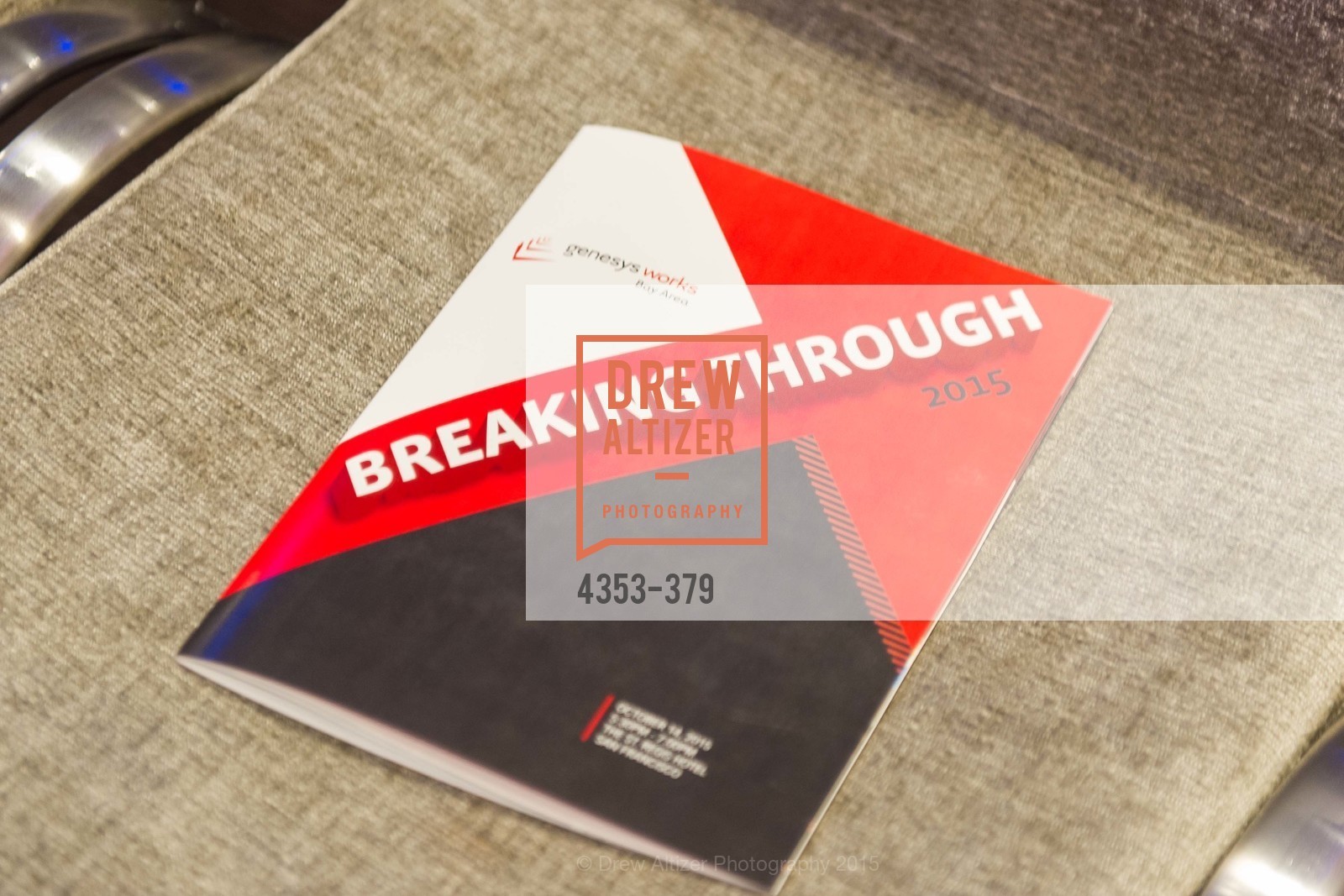 Atmosphere, Genesys Works Bay Area Presents BREAKING THROUGH, St. Regis Hotel. 125 3rd St, October 14th, 2015,Drew Altizer, Drew Altizer Photography, full-service agency, private events, San Francisco photographer, photographer california