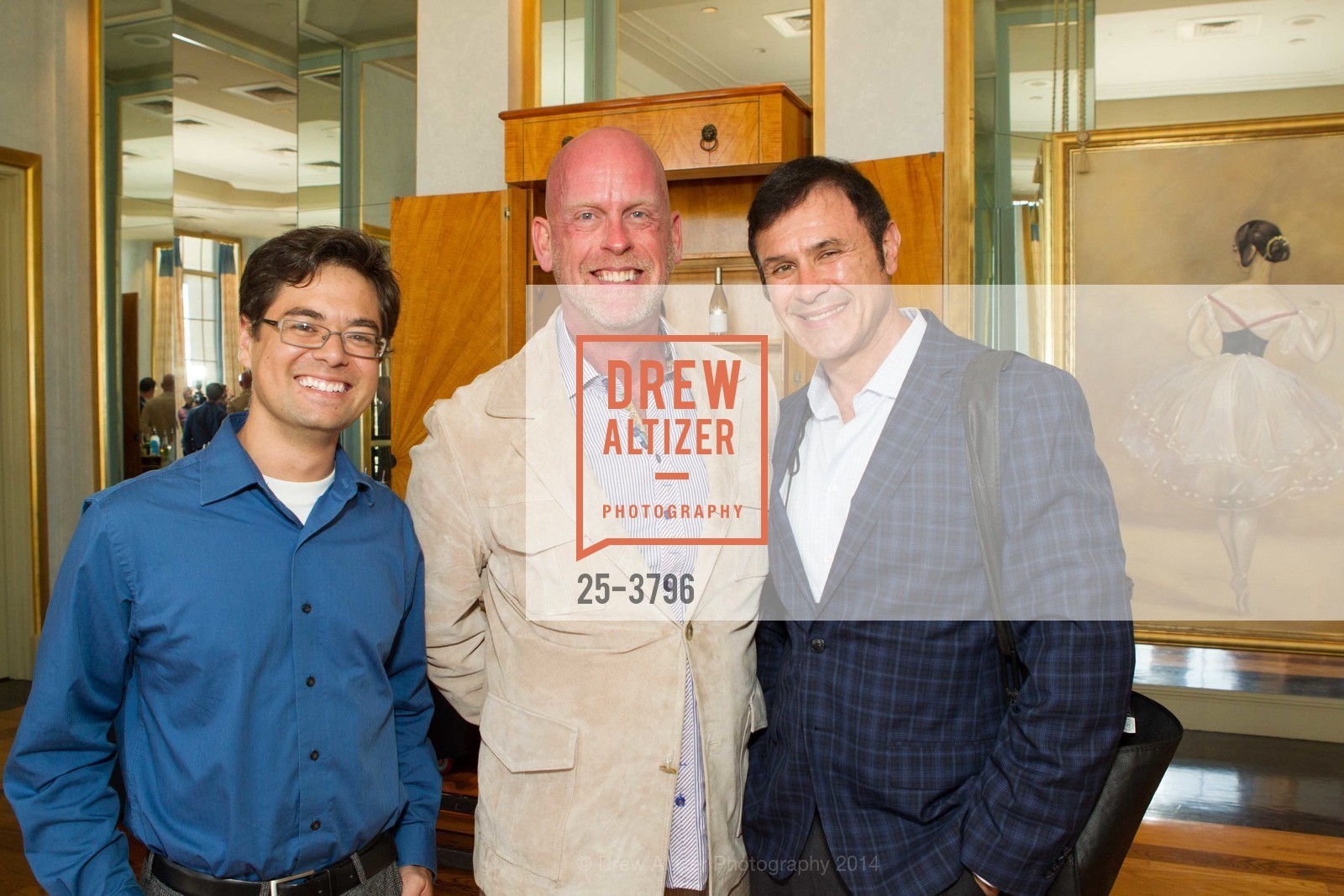 Christopher Tom, Jess Perry, David Conte, SAN FRANCISCO OPERA Hosts Opera America Reception, US, June 21st, 2014, Photo #25-3796 Christopher Tom, Jess Perry, David Conte, Photo #25-3796