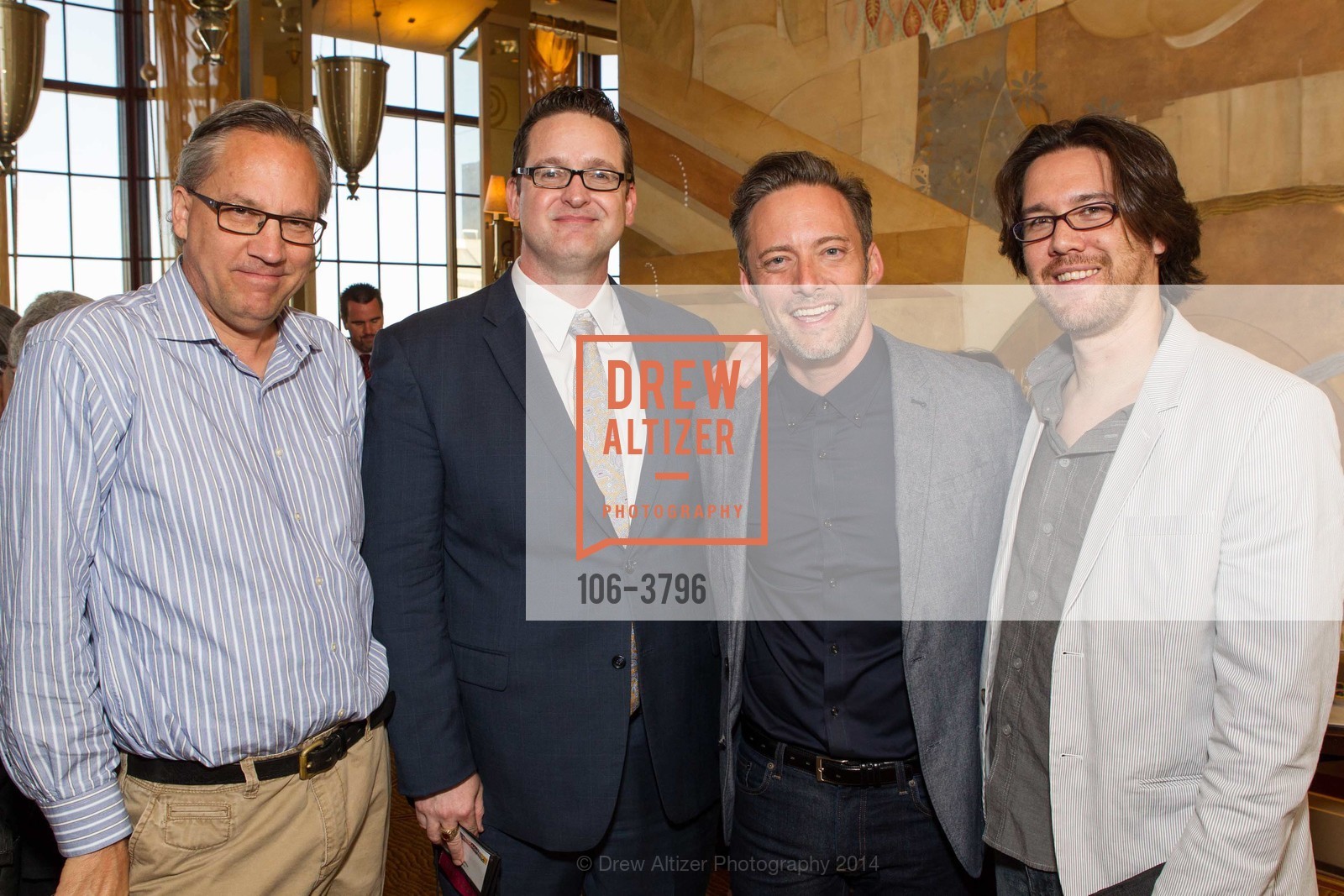 Kamran Ince, Ned Canty, Jerre Dye, Benjamin Makino, SAN FRANCISCO OPERA Hosts Opera America Reception, US, June 21st, 2014, Photo #106-3796 Kamran Ince, Ned Canty, Jerre Dye, Benjamin Makino, Photo #106-3796
