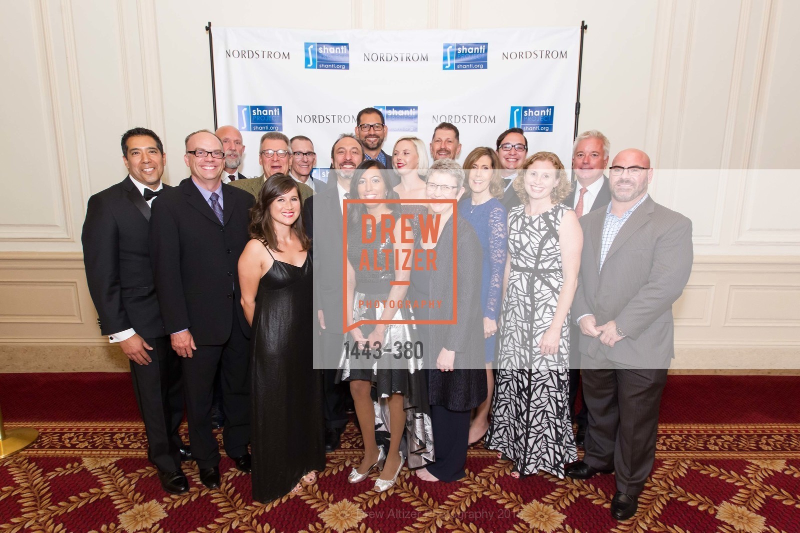 Group Picture, Shanti Project 41st Annual Compassion is Universal Dinner, Palace Hotel. 2 New Montgomery St, October 14th, 2015,Drew Altizer, Drew Altizer Photography, full-service agency, private events, San Francisco photographer, photographer california