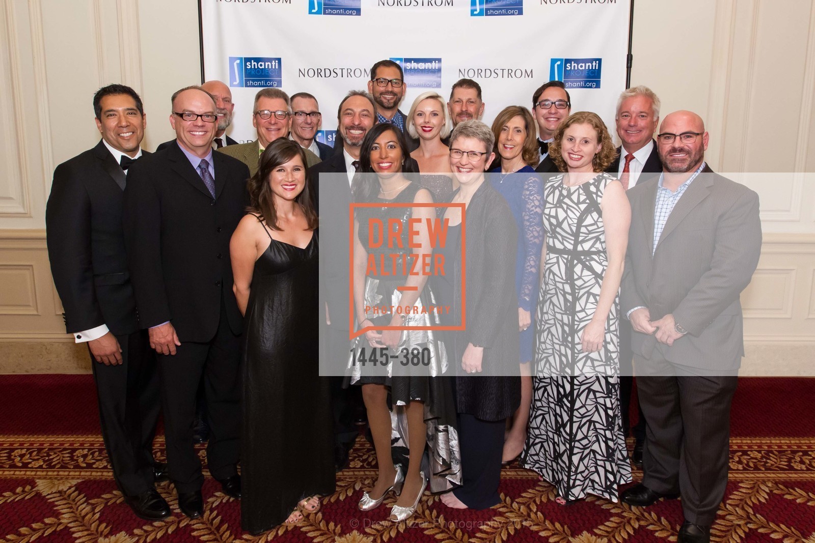 Group Picture, Shanti Project 41st Annual Compassion is Universal Dinner, Palace Hotel. 2 New Montgomery St, October 14th, 2015,Drew Altizer, Drew Altizer Photography, full-service agency, private events, San Francisco photographer, photographer california