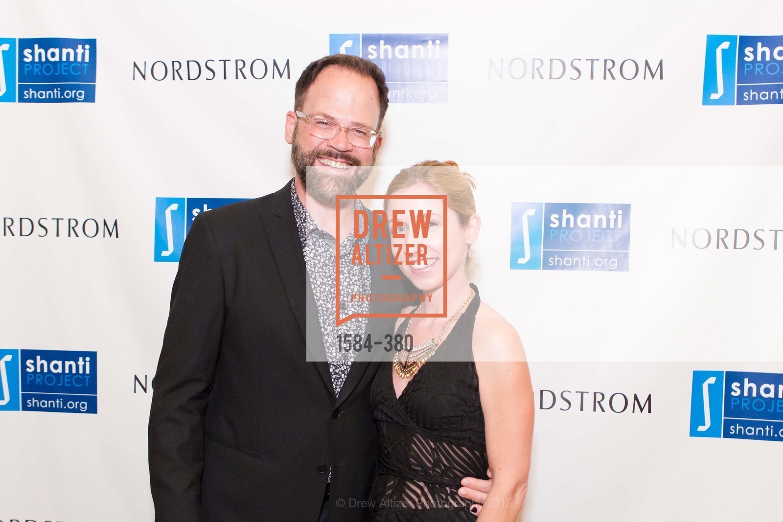 Adam Ouderkirk, Kristi Dixon, Shanti Project 41st Annual Compassion is Universal Dinner, Palace Hotel. Palace Hotel, . 2 New Montgomery St, October 14th, 2015, Photo #1584-380 Adam Ouderkirk, Kristi Dixon, Photo #1584-380