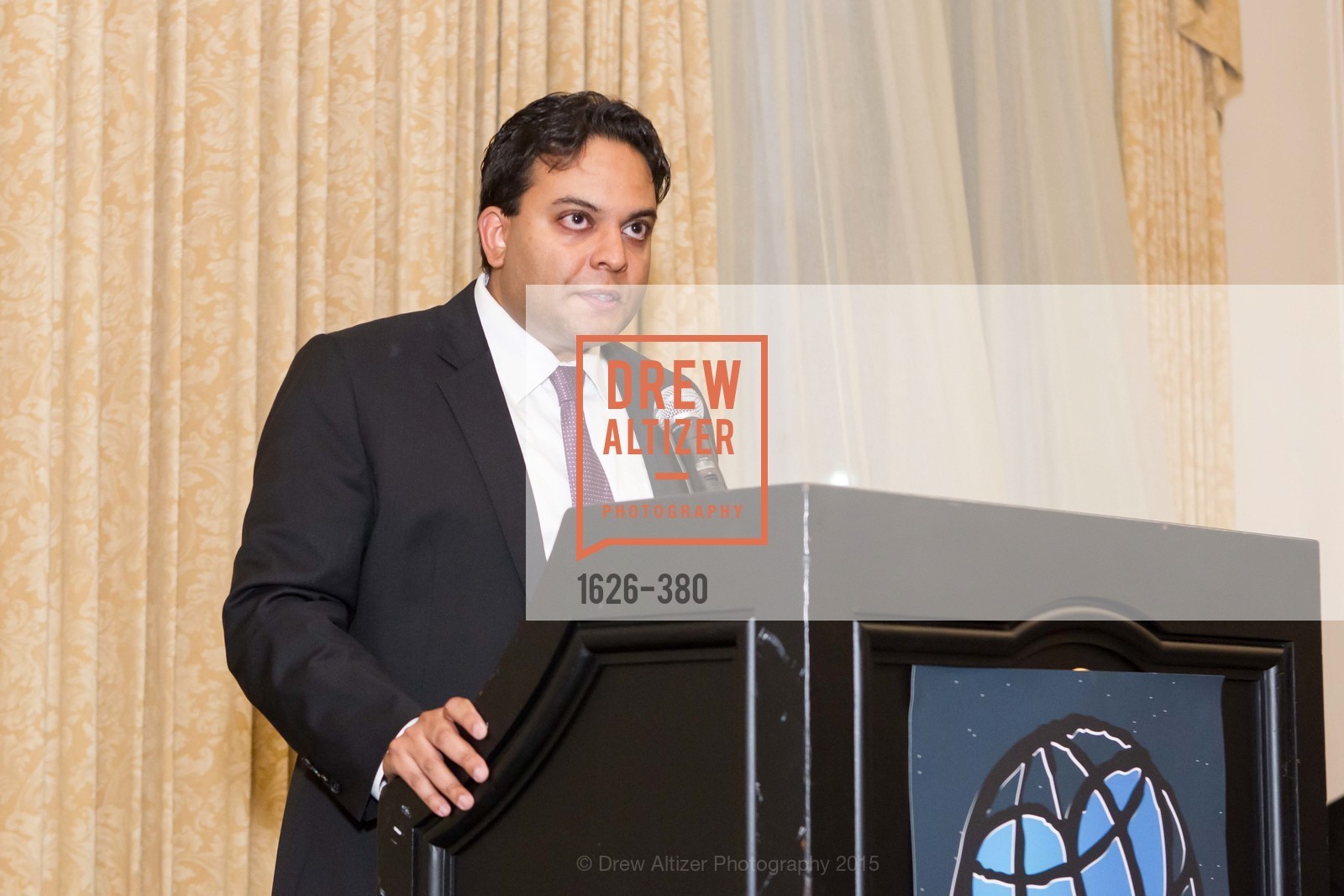 Kaushik Roy, Shanti Project 41st Annual Compassion is Universal Dinner, Palace Hotel. 2 New Montgomery St, October 14th, 2015,Drew Altizer, Drew Altizer Photography, full-service agency, private events, San Francisco photographer, photographer california