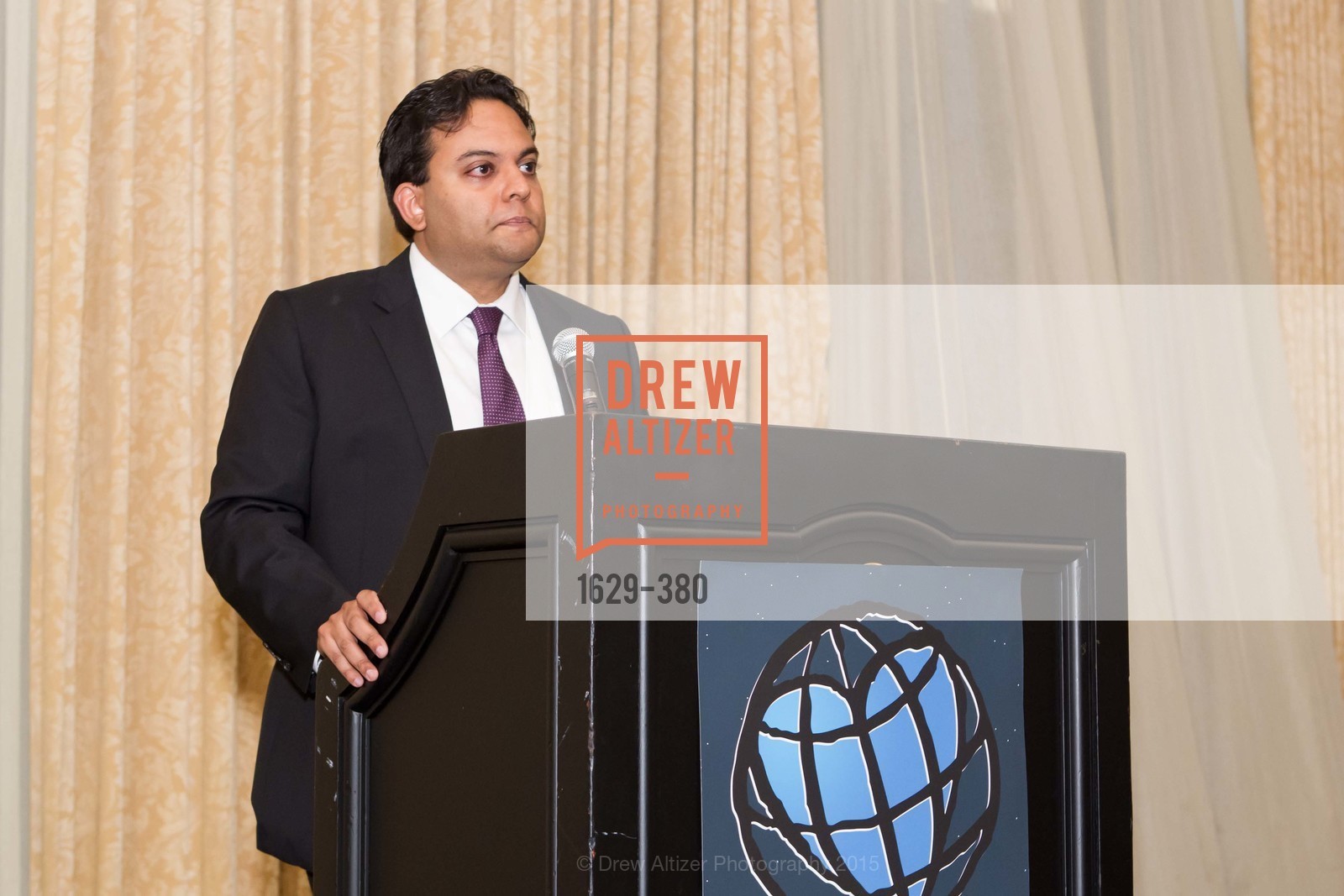 Kaushik Roy, Shanti Project 41st Annual Compassion is Universal Dinner, Palace Hotel. 2 New Montgomery St, October 14th, 2015,Drew Altizer, Drew Altizer Photography, full-service event agency, private events, San Francisco photographer, photographer California
