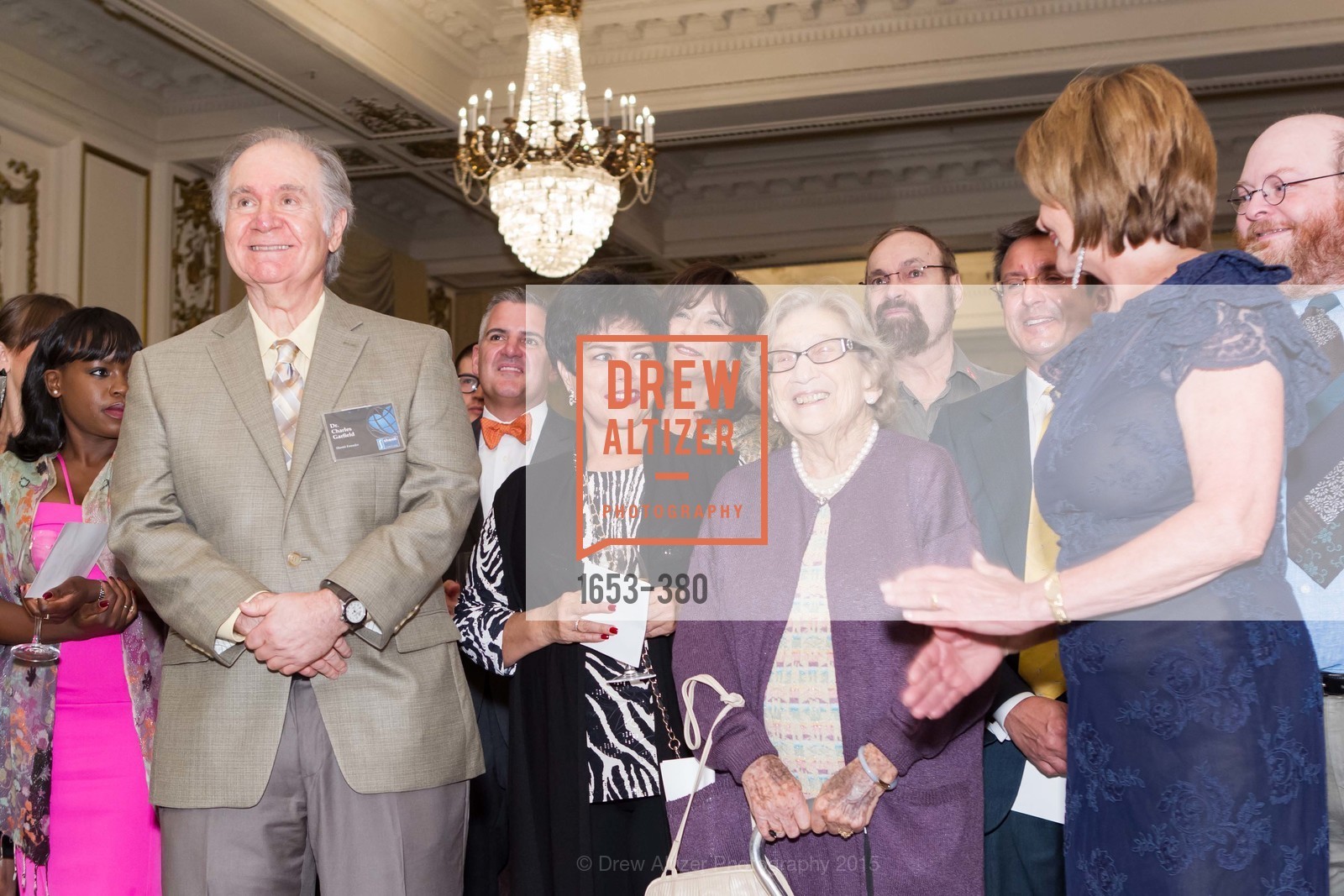Charles Garfield, Nancy Pelosi, Shanti Project 41st Annual Compassion is Universal Dinner, Palace Hotel. 2 New Montgomery St, October 14th, 2015,Drew Altizer, Drew Altizer Photography, full-service agency, private events, San Francisco photographer, photographer california
