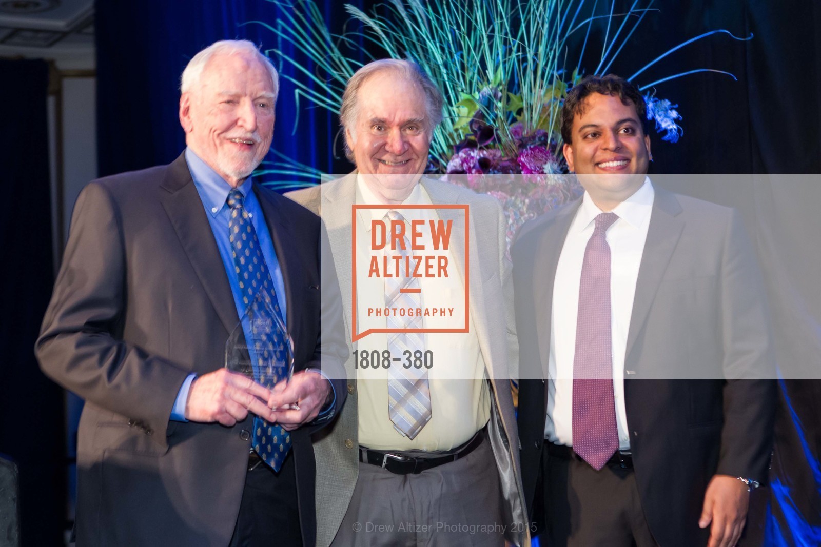 James Hormel, Charles Garfield, Kaushik Roy, Shanti Project 41st Annual Compassion is Universal Dinner, Palace Hotel. 2 New Montgomery St, October 14th, 2015,Drew Altizer, Drew Altizer Photography, full-service agency, private events, San Francisco photographer, photographer california