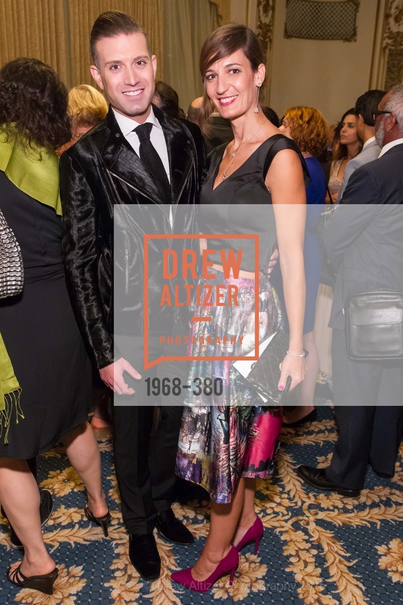 Omar Sharif Jr., Maria Ayerra, Shanti Project 41st Annual Compassion is Universal Dinner, Palace Hotel. 2 New Montgomery St, October 14th, 2015,Drew Altizer, Drew Altizer Photography, full-service agency, private events, San Francisco photographer, photographer california