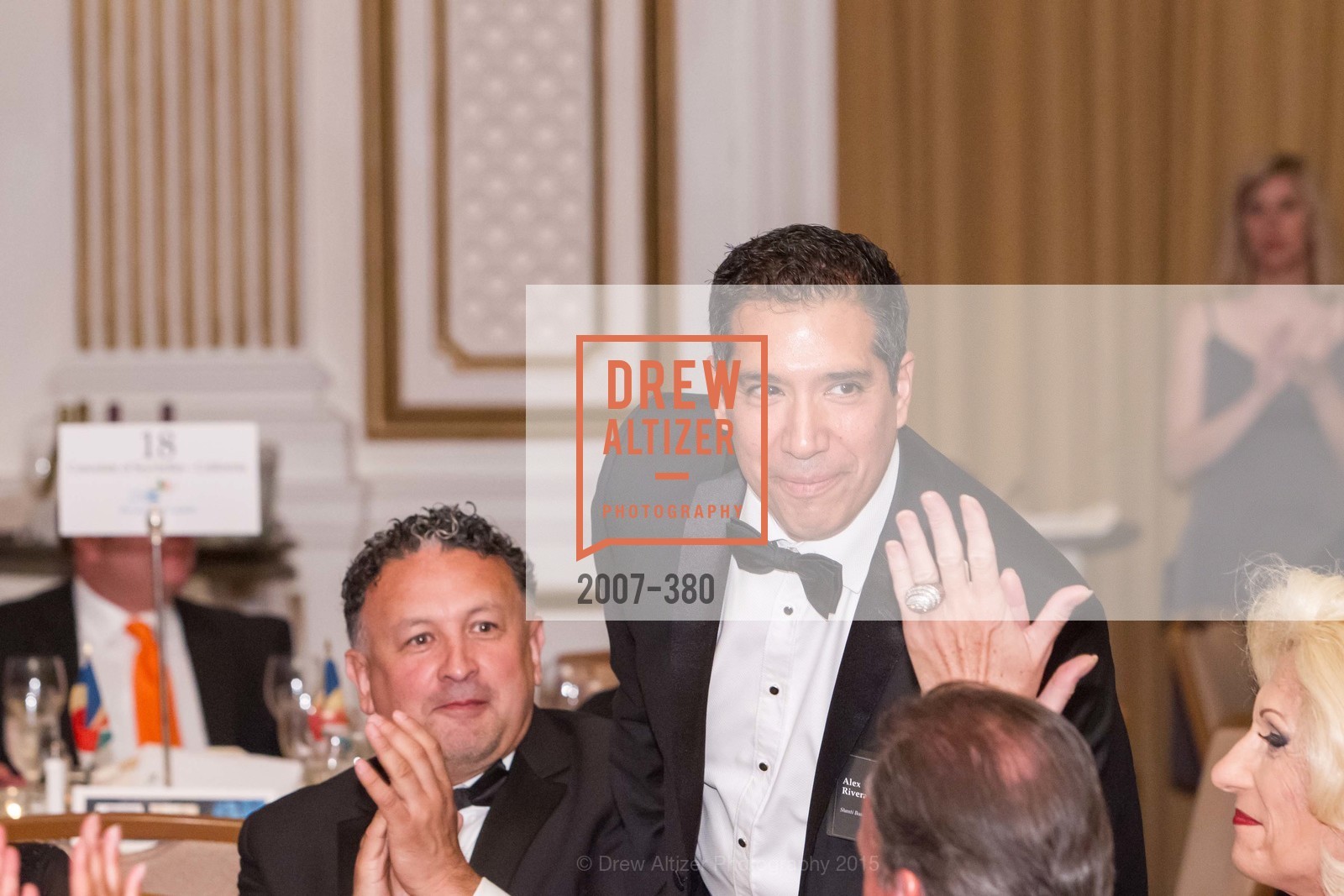 Miguel Bustos, Alex Rivera, Shanti Project 41st Annual Compassion is Universal Dinner, Palace Hotel. 2 New Montgomery St, October 14th, 2015,Drew Altizer, Drew Altizer Photography, full-service event agency, private events, San Francisco photographer, photographer California