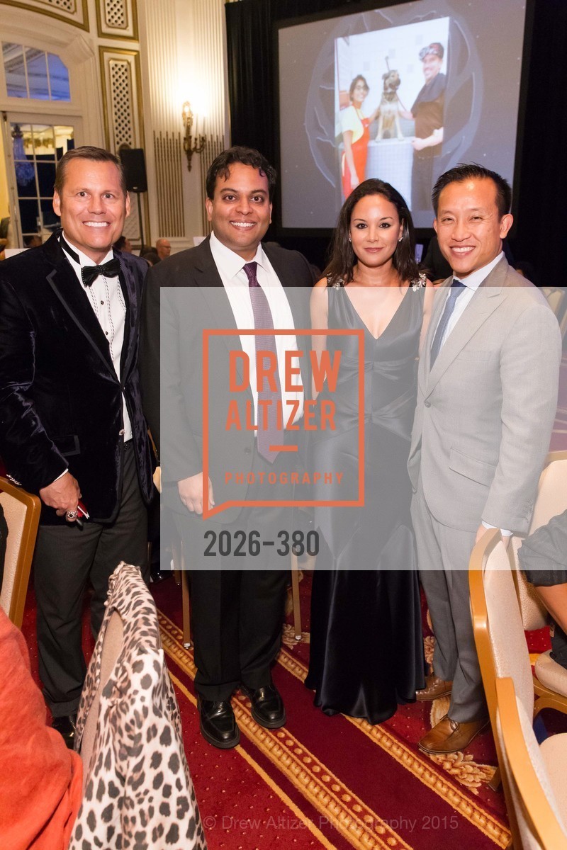 Mark Calvano, Kayshik Roy, Bahya Oumil-Murad, David Chiu, Shanti Project 41st Annual Compassion is Universal Dinner, Palace Hotel. 2 New Montgomery St, October 14th, 2015,Drew Altizer, Drew Altizer Photography, full-service agency, private events, San Francisco photographer, photographer california