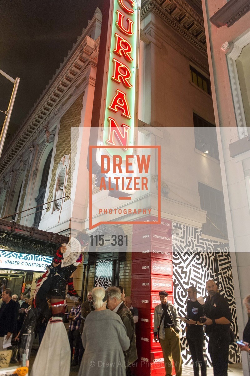 Atmosphere, Opening Night of Curran: Under Construction's THE OBJECT LESSON, Curan Theater. 445 Geary St, October 14th, 2015,Drew Altizer, Drew Altizer Photography, full-service agency, private events, San Francisco photographer, photographer california