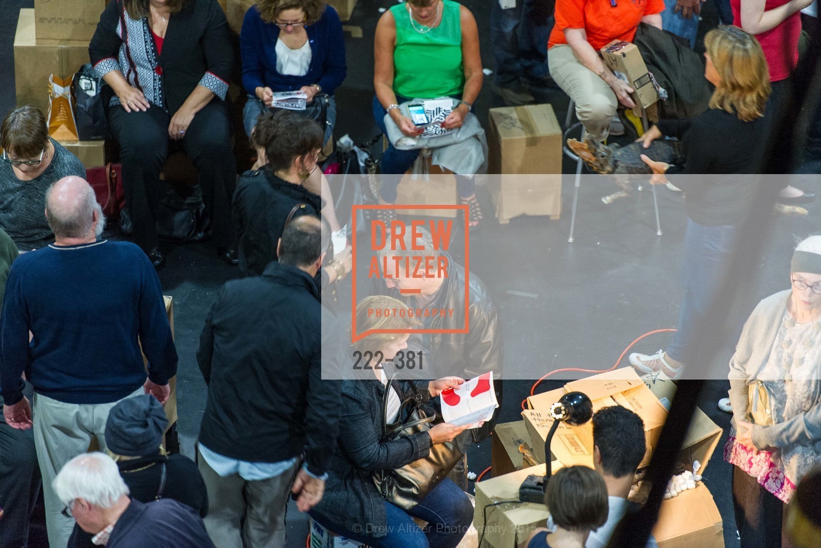 Atmosphere, Opening Night of Curran: Under Construction's THE OBJECT LESSON, Curan Theater. 445 Geary St, October 14th, 2015,Drew Altizer, Drew Altizer Photography, full-service event agency, private events, San Francisco photographer, photographer California
