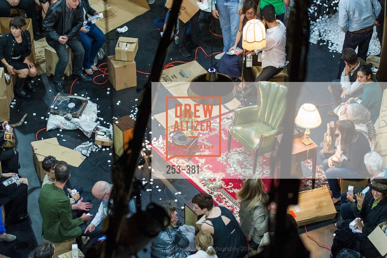 Atmosphere, Opening Night of Curran: Under Construction's THE OBJECT LESSON, Curan Theater. 445 Geary St, October 14th, 2015,Drew Altizer, Drew Altizer Photography, full-service agency, private events, San Francisco photographer, photographer california