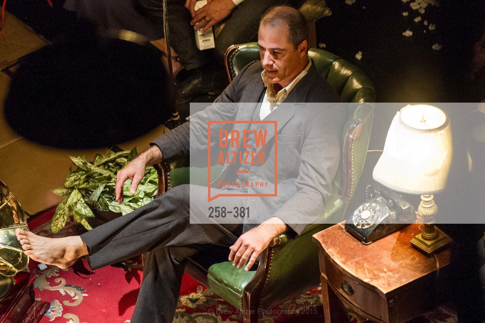Geoff Sobelle, Opening Night of Curran: Under Construction's THE OBJECT LESSON, Curan Theater. 445 Geary St, October 14th, 2015,Drew Altizer, Drew Altizer Photography, full-service event agency, private events, San Francisco photographer, photographer California