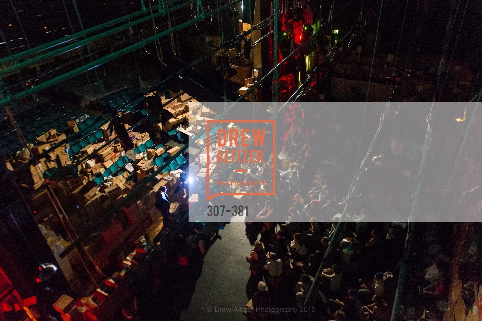 Atmosphere, Opening Night of Curran: Under Construction's THE OBJECT LESSON, Curan Theater. 445 Geary St, October 14th, 2015,Drew Altizer, Drew Altizer Photography, full-service agency, private events, San Francisco photographer, photographer california