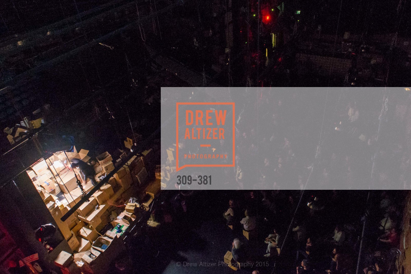 Atmosphere, Opening Night of Curran: Under Construction's THE OBJECT LESSON, Curan Theater. 445 Geary St, October 14th, 2015,Drew Altizer, Drew Altizer Photography, full-service agency, private events, San Francisco photographer, photographer california