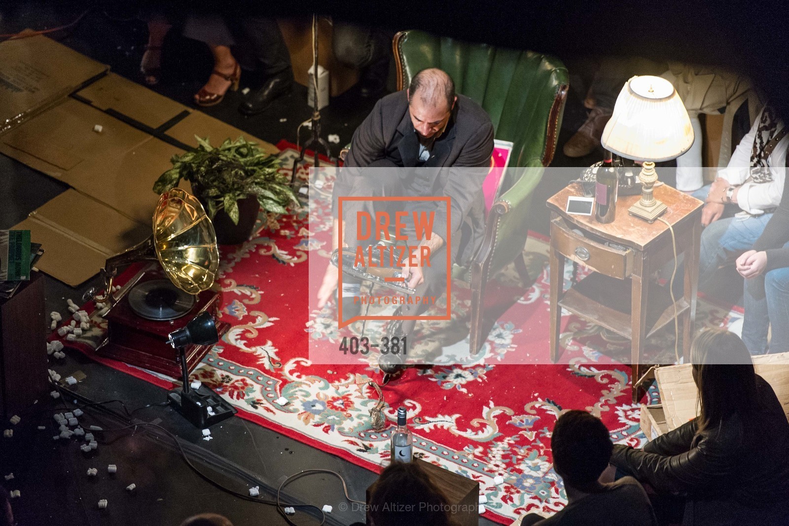 Performance, Opening Night of Curran: Under Construction's THE OBJECT LESSON, Curan Theater. 445 Geary St, October 14th, 2015,Drew Altizer, Drew Altizer Photography, full-service event agency, private events, San Francisco photographer, photographer California