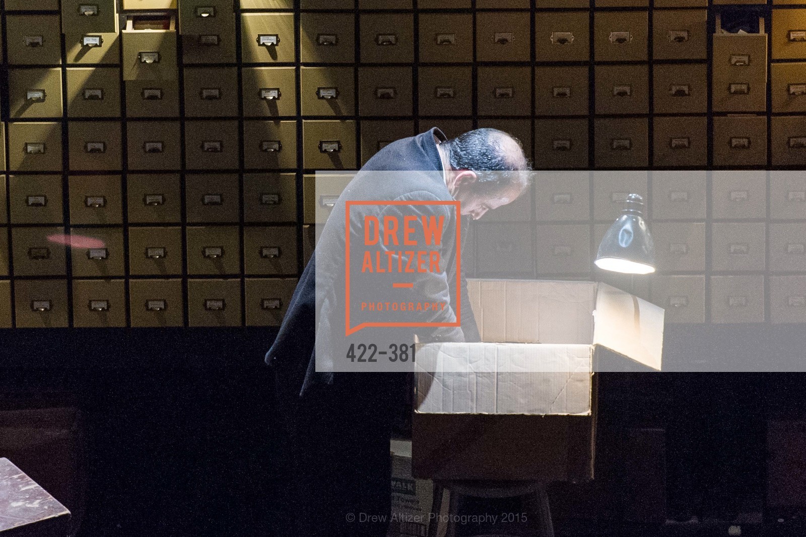 Performance, Opening Night of Curran: Under Construction's THE OBJECT LESSON, Curan Theater. 445 Geary St, October 14th, 2015